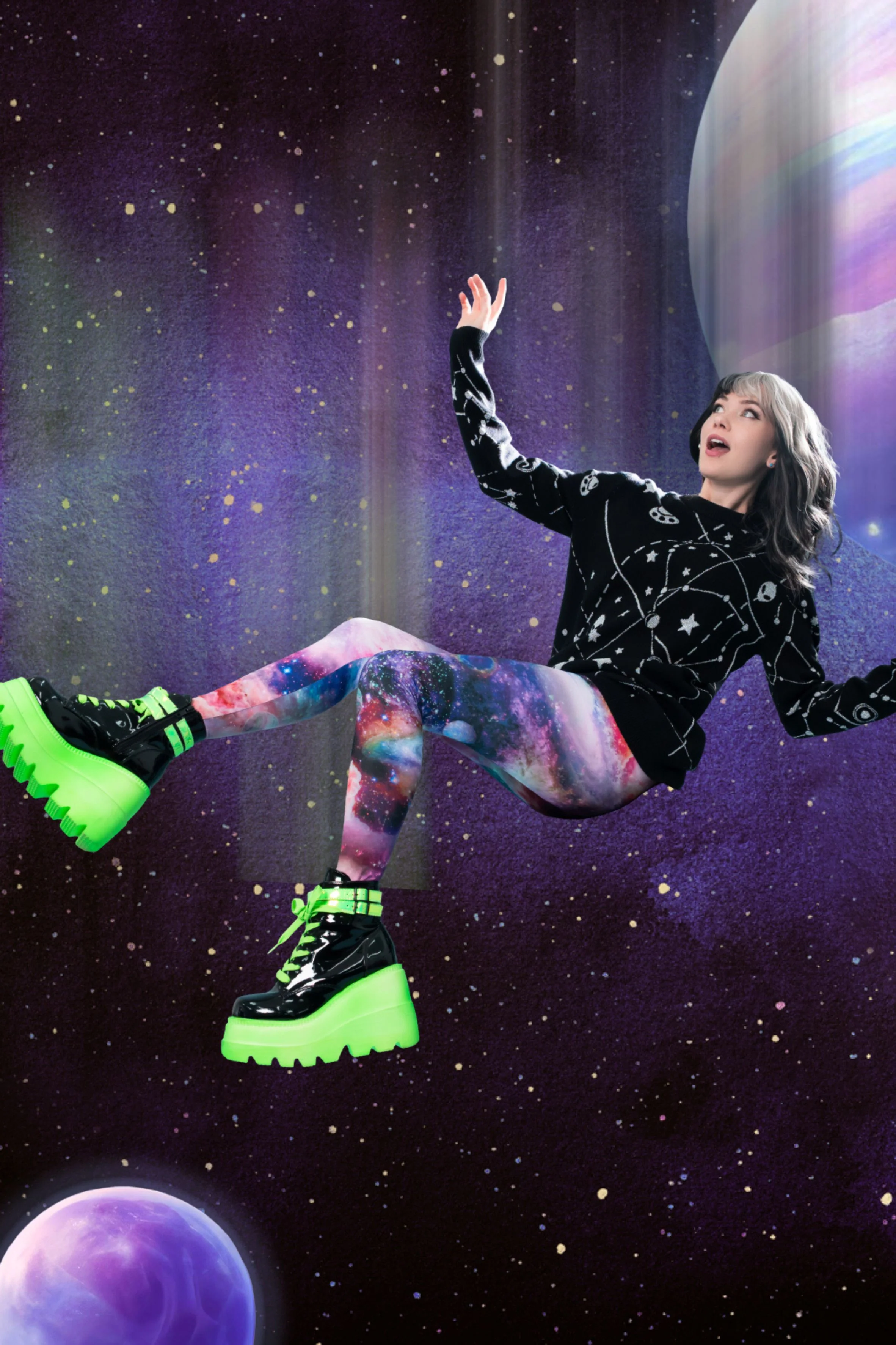 Alienated Oversized Knit Sweater - Image 2
