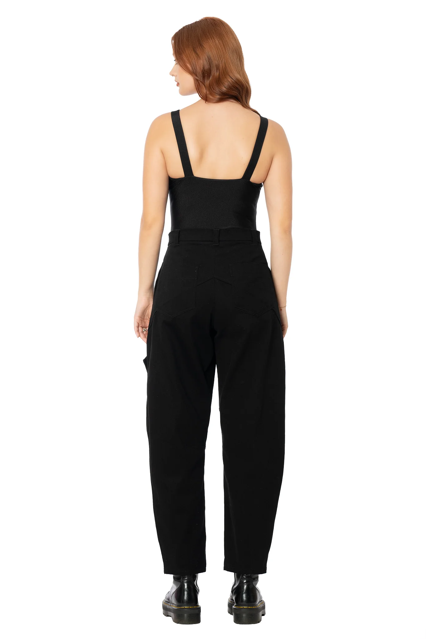 Black Barrel Leg Pants - Image 4