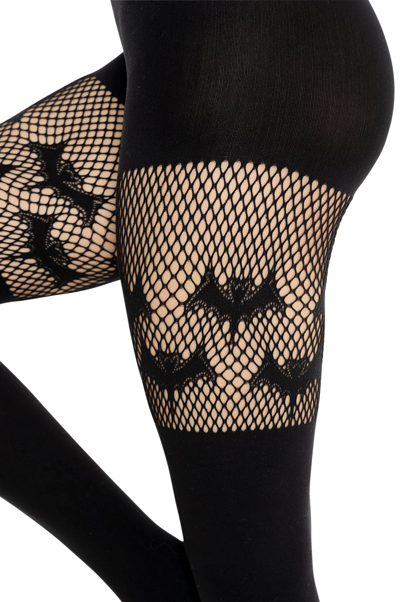 Bats Black Suspender Hosiery - Image 8
