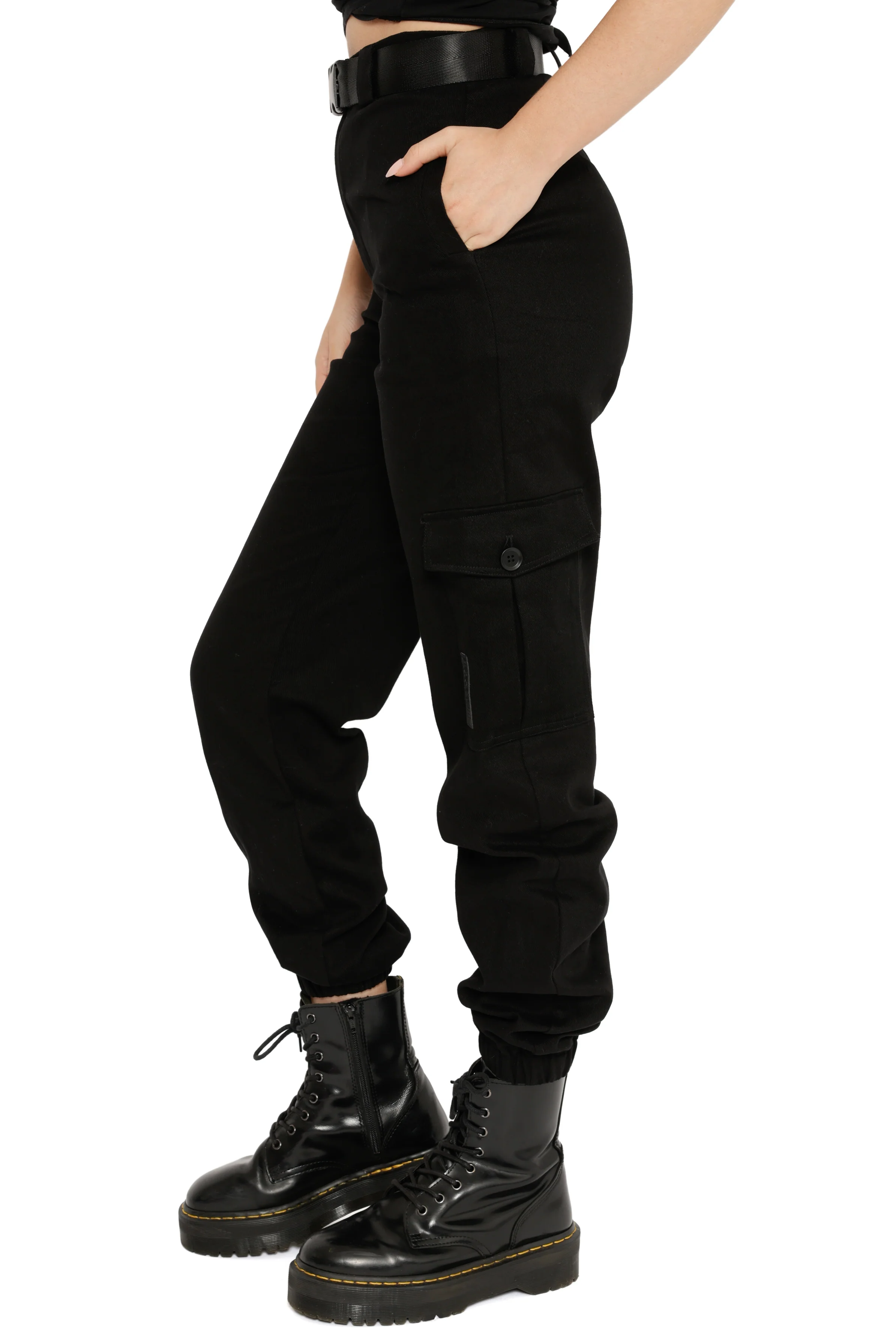 Black Cargo Pants 2.0 - Image 10