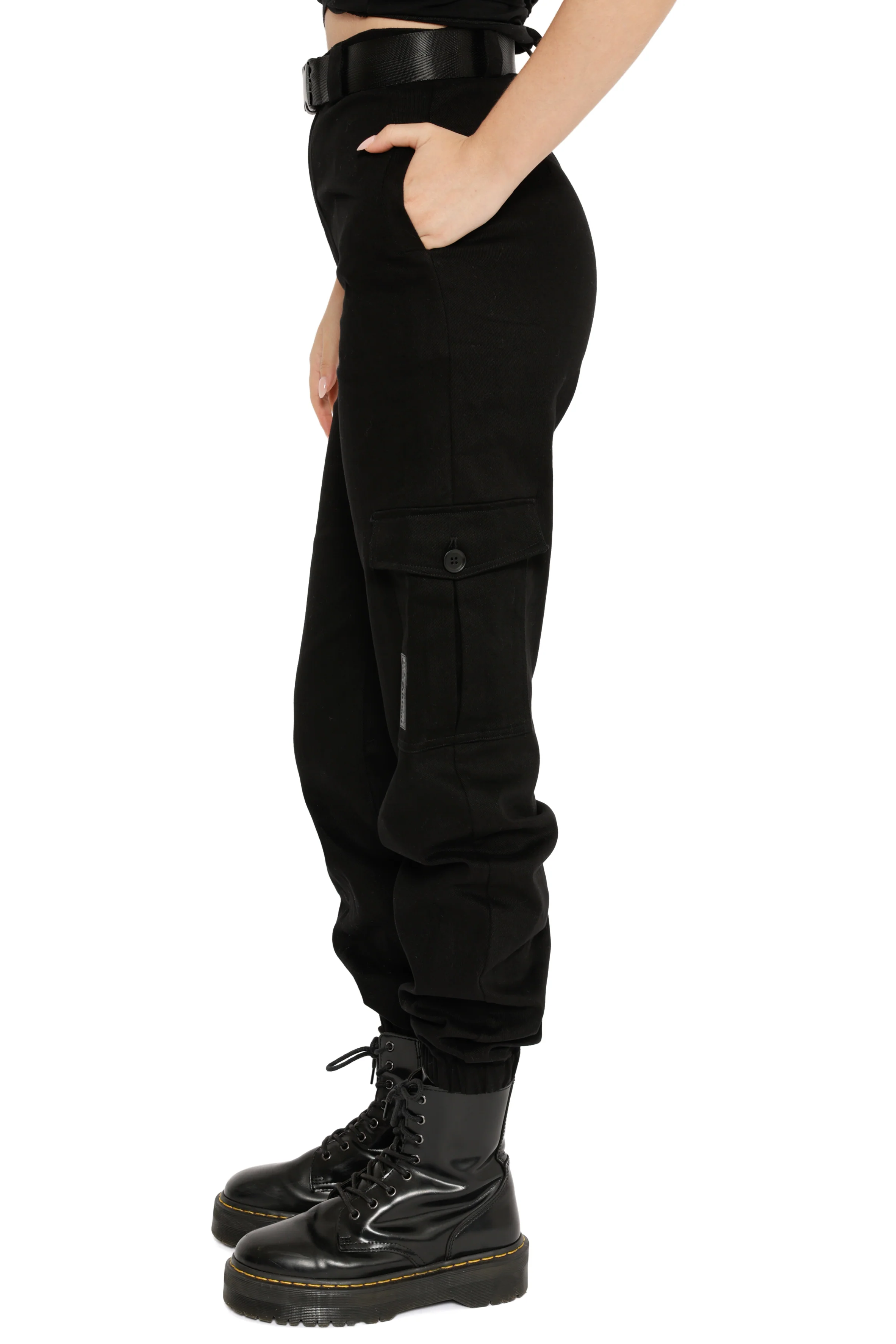 Black Cargo Pants 2.0 - Image 11