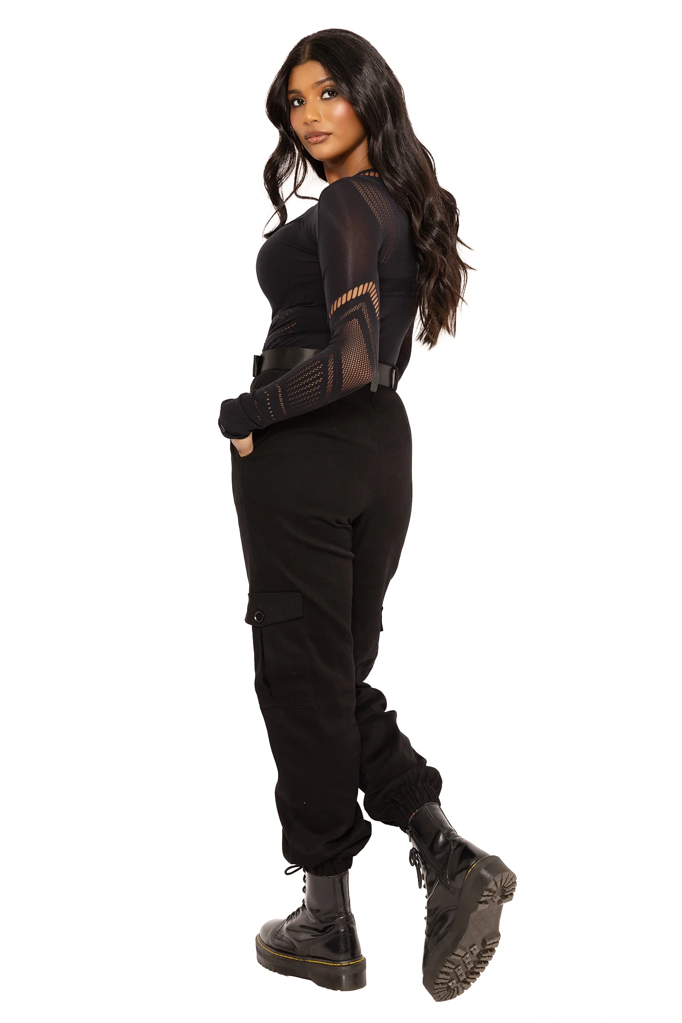 Black Cargo Pants 2.0 - Image 2