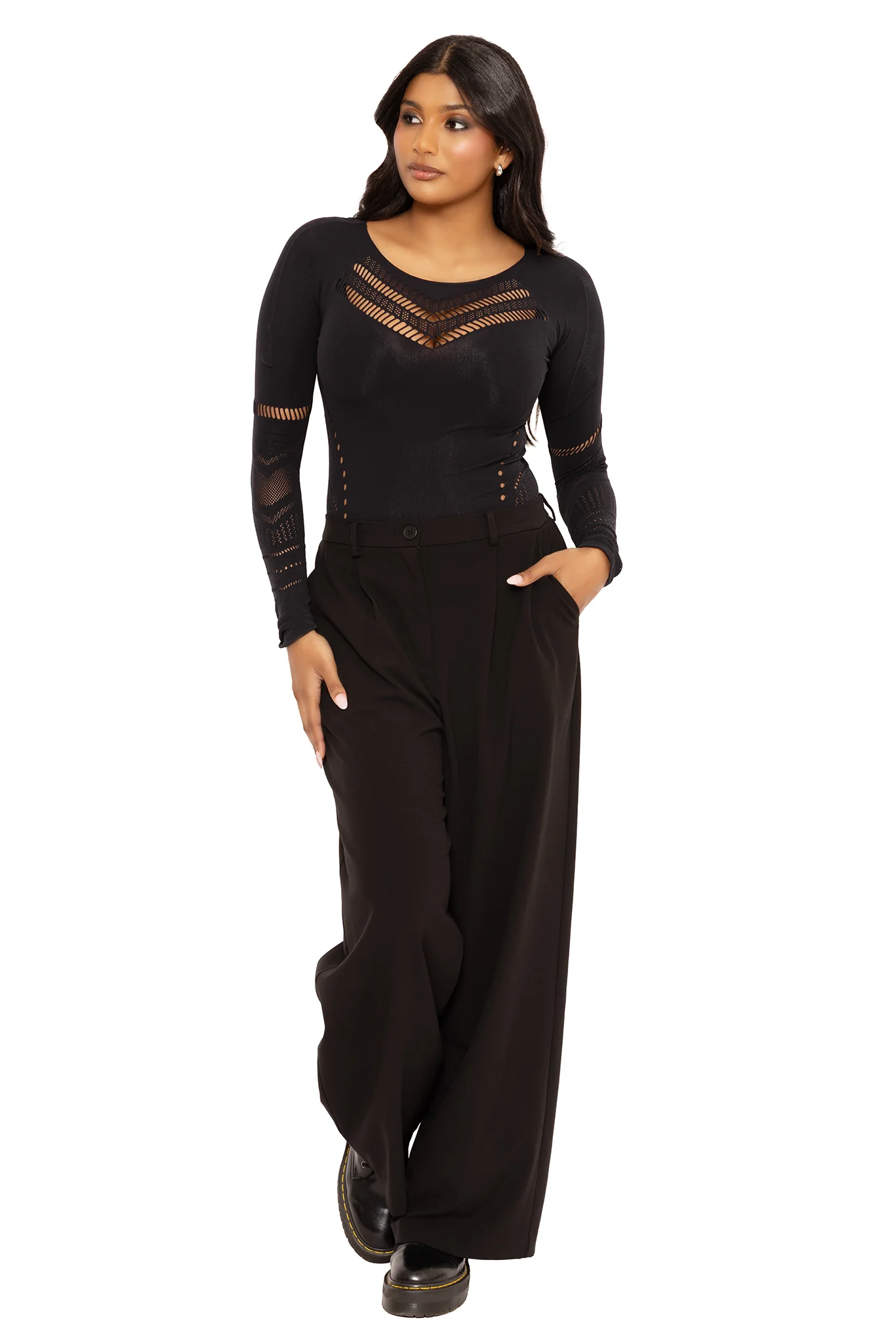Black Silhouettes Pants