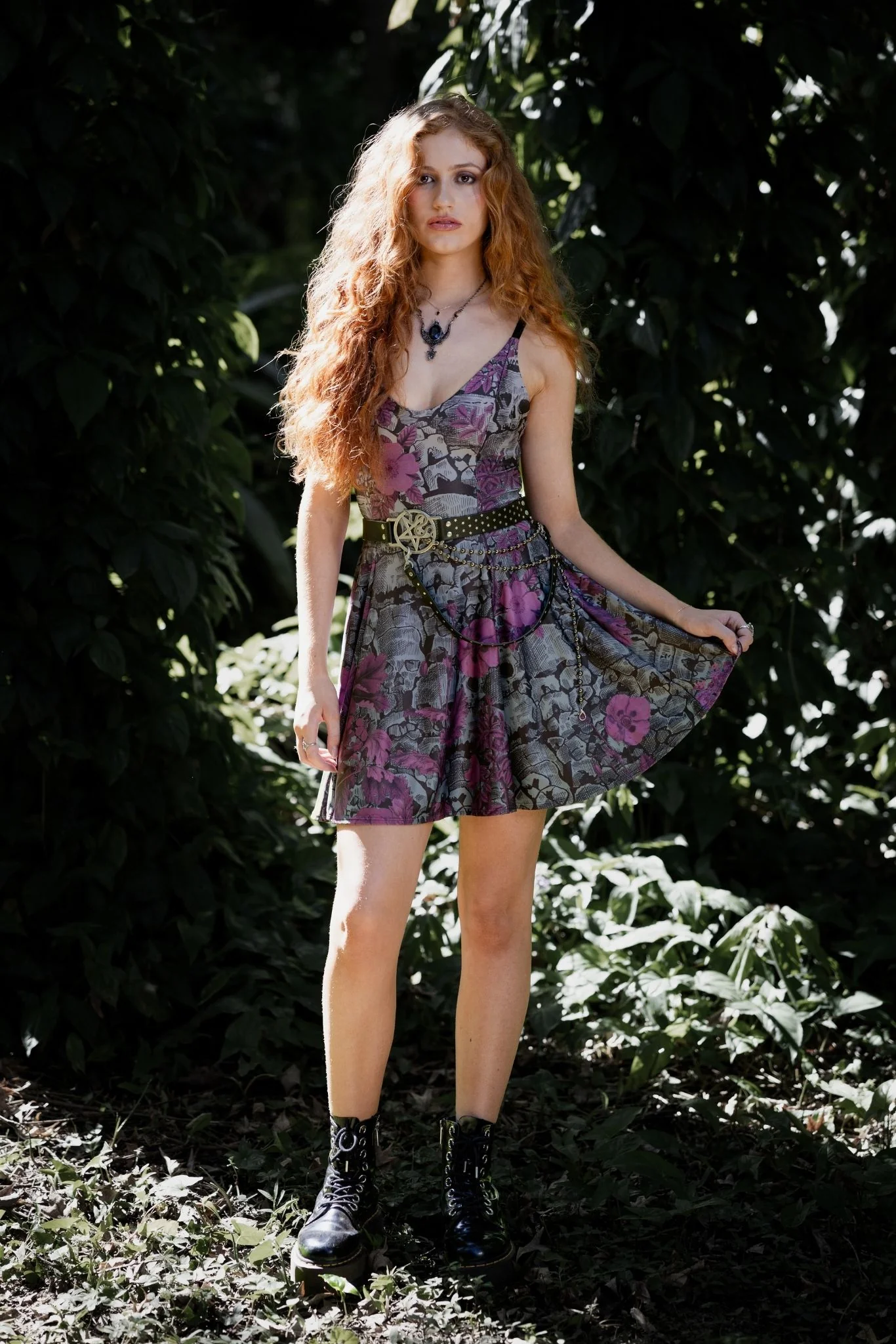 Catacomb Carnation Mini Strappy Dress - Image 7