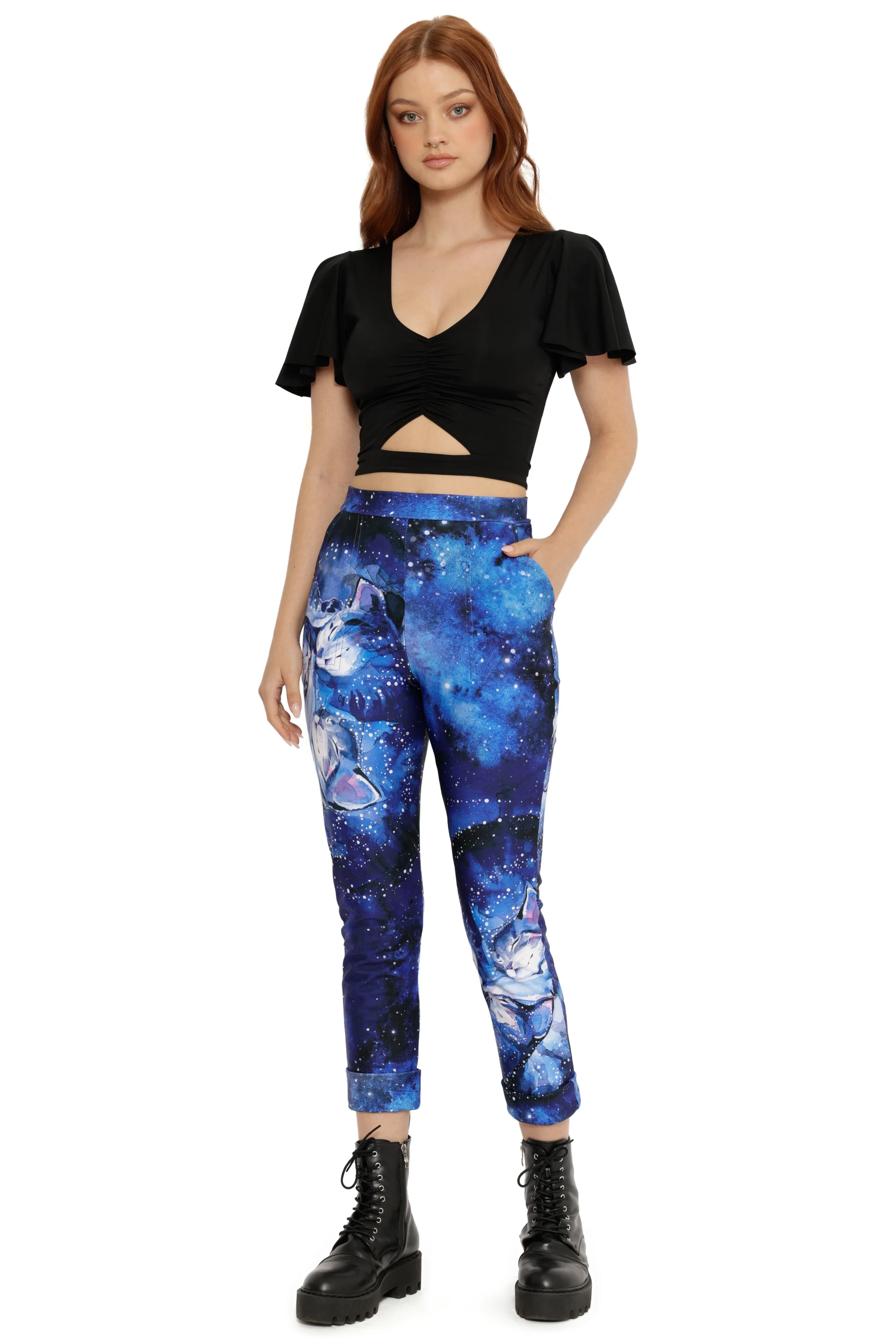 Celestial Cuddling Cuffed Pants