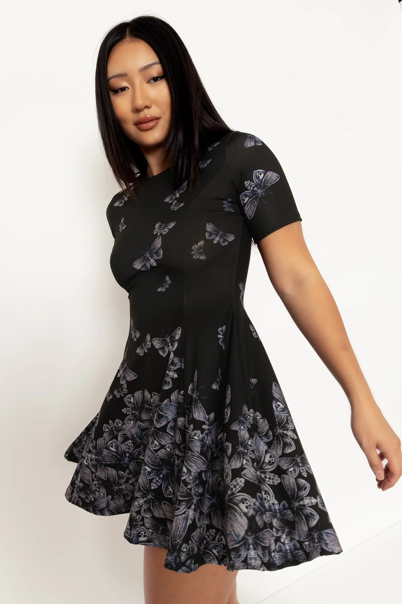 Death's Head Hawkmoth Evil Tee Dress - Image 3