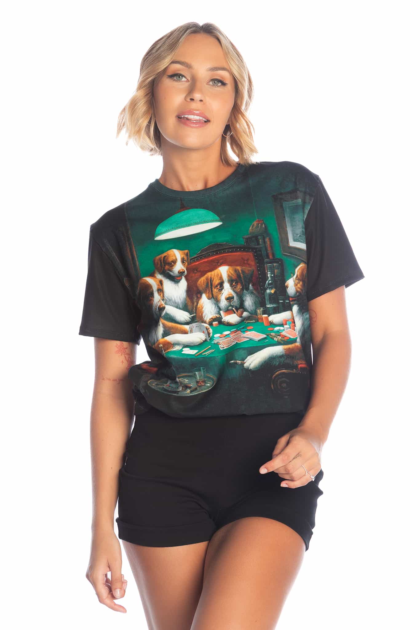 Dogs Playing Poker Boyfriend Tee