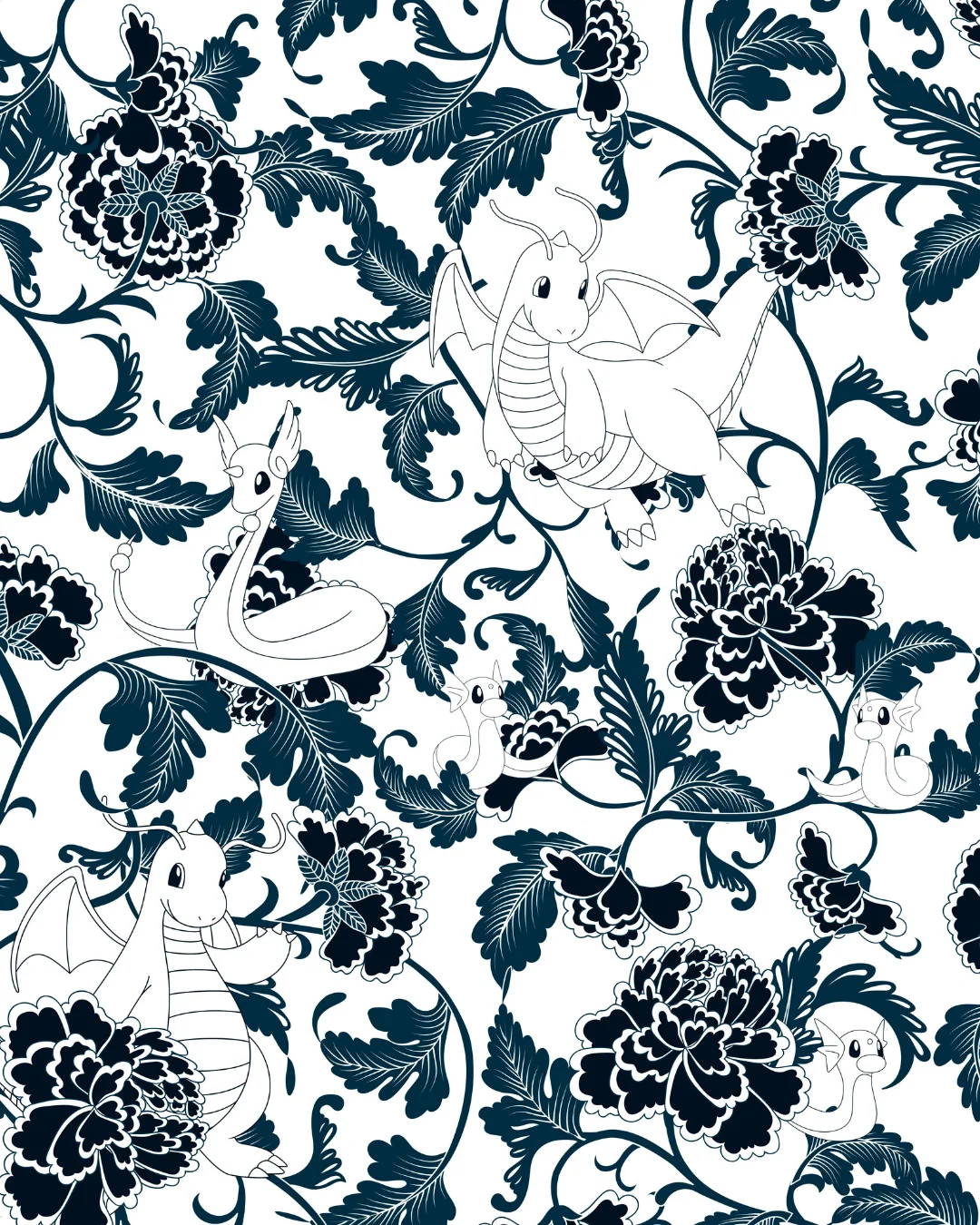 Dratini Evolution Porcelain Boyfriend Tee - Image 3