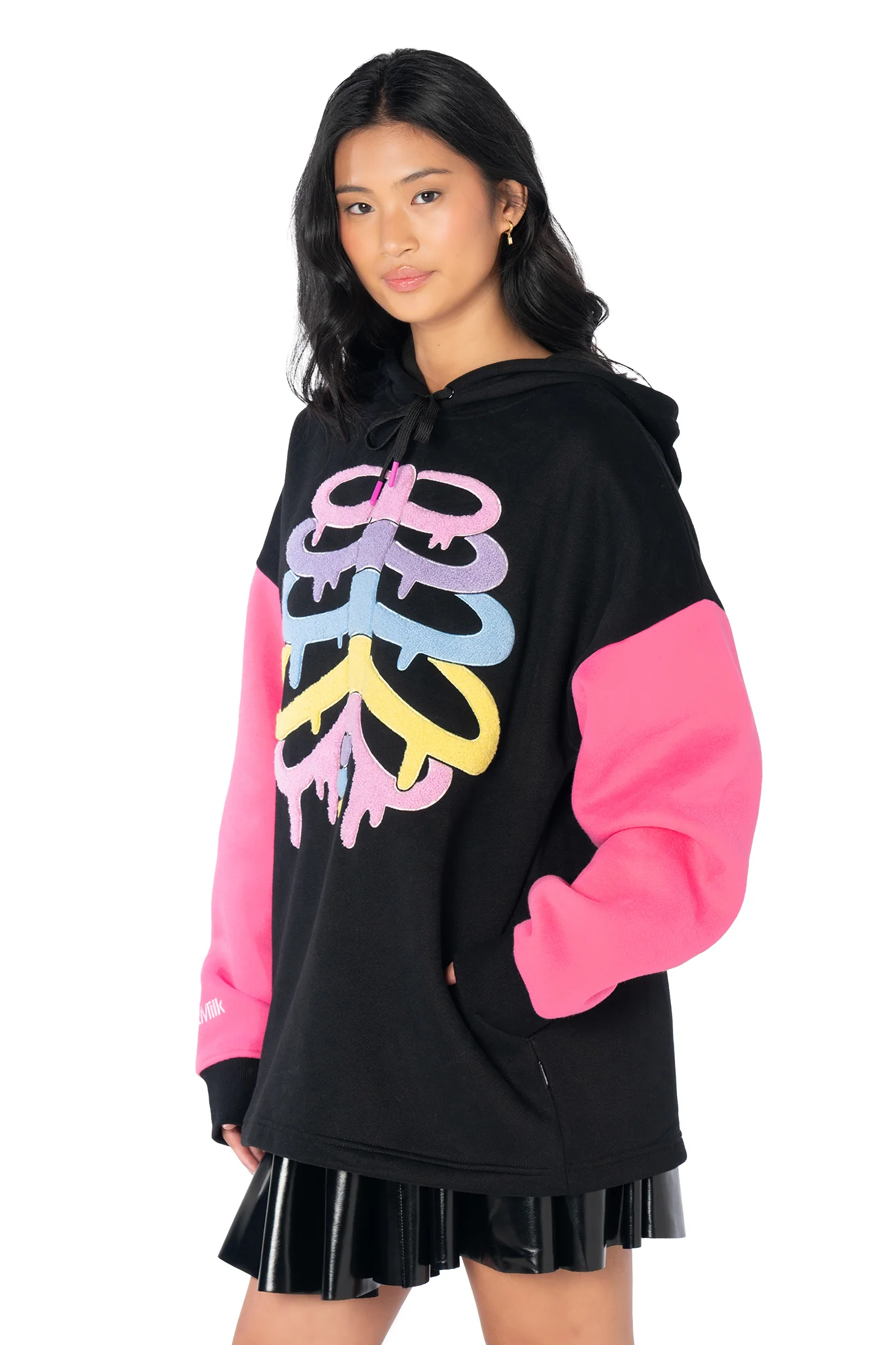 Fluffy Rib Cage Comfy Hoodie - Image 3