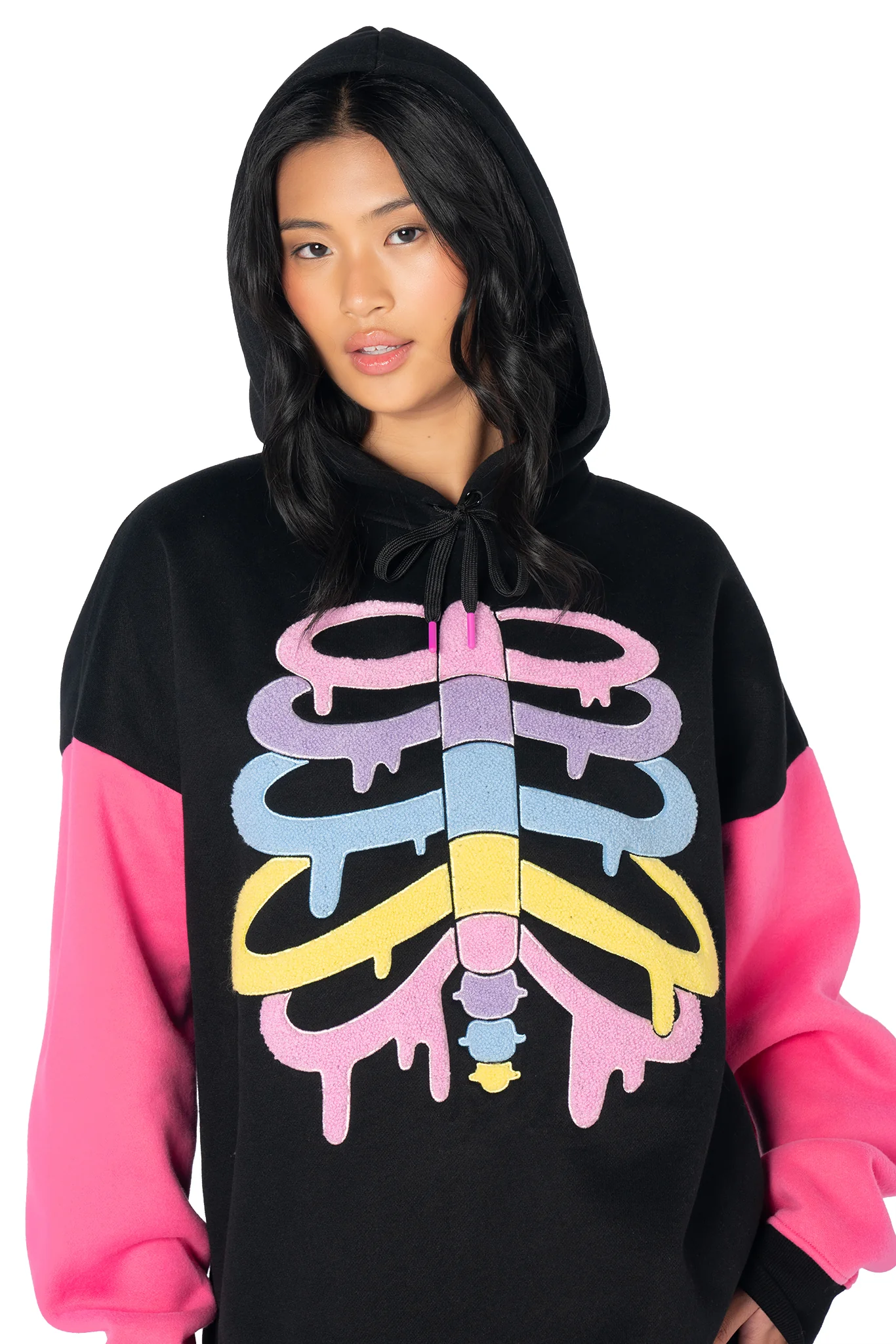 Fluffy Rib Cage Comfy Hoodie - Image 4