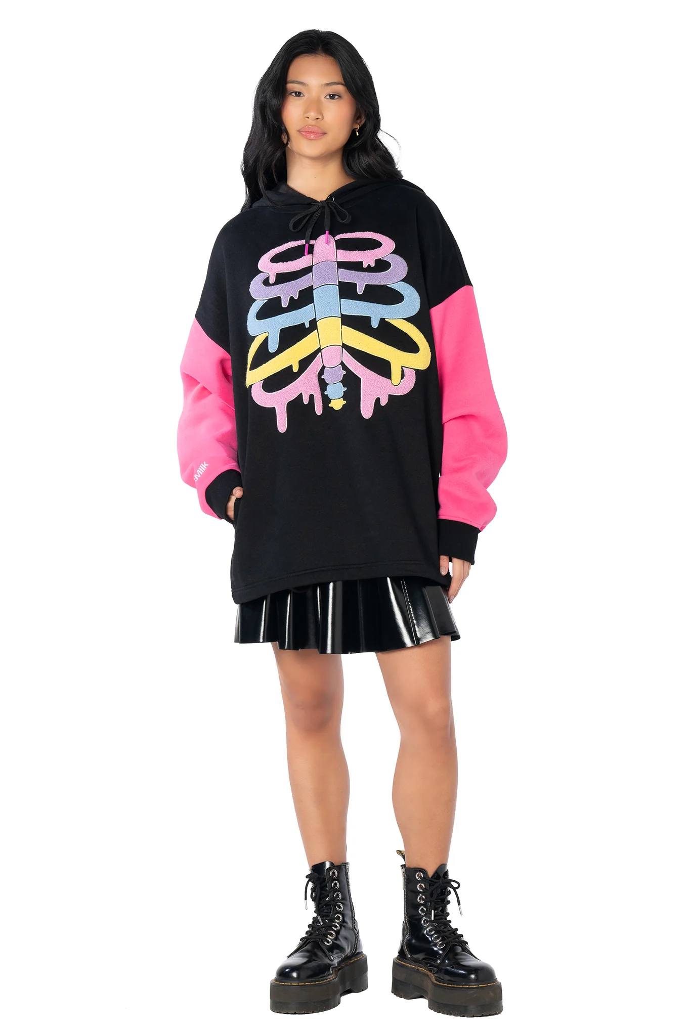 Fluffy Rib Cage Comfy Hoodie - Image 7