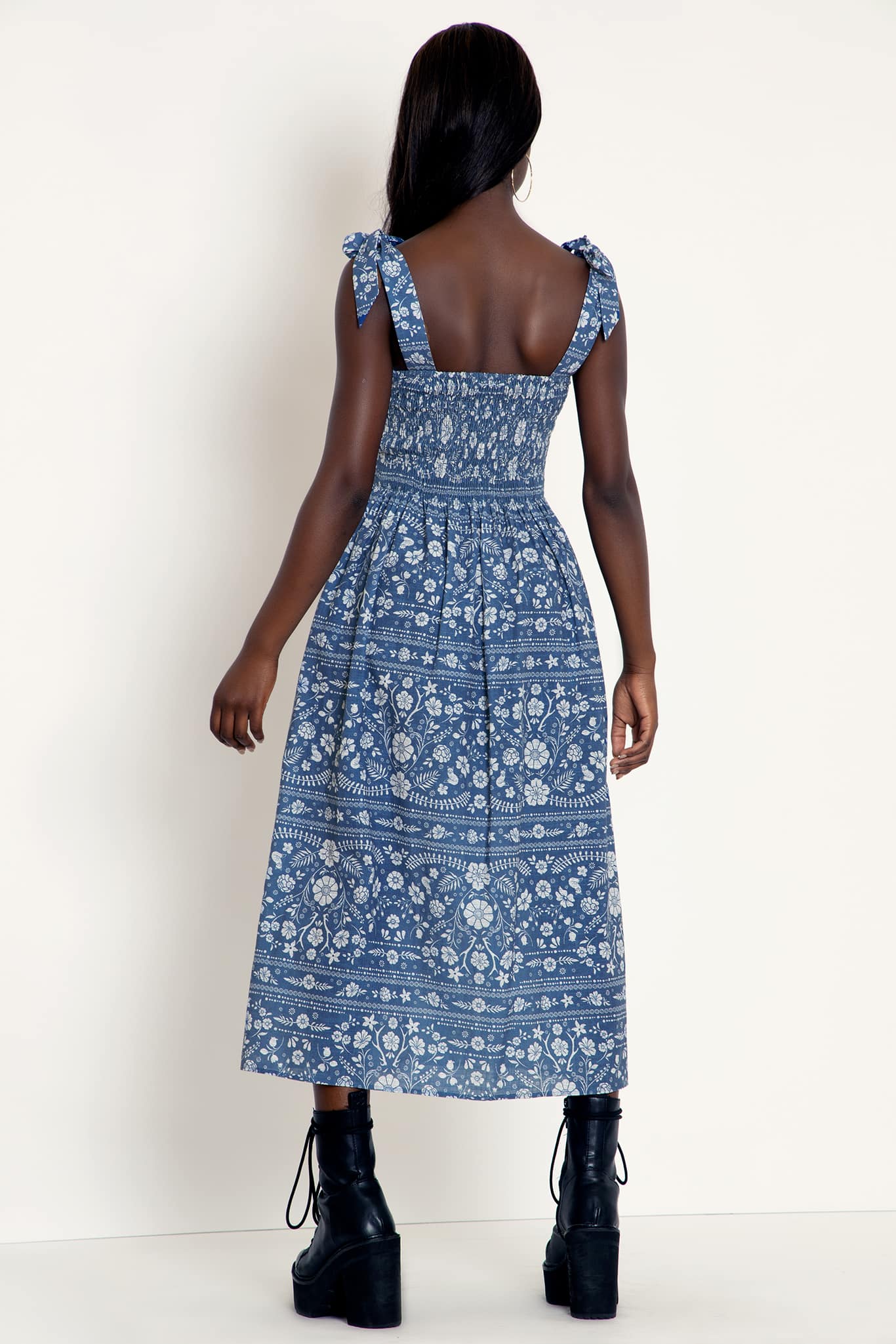 Foxy Garden Tie Dress - Image 3