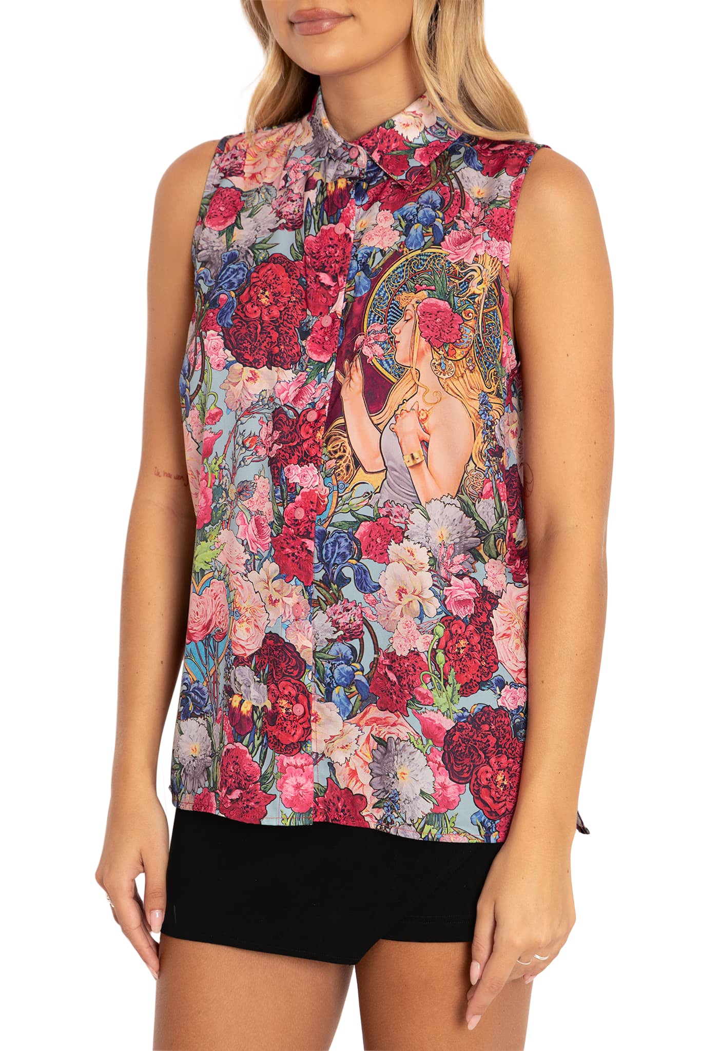 Fragrance Of Violets Work It Shirt - Image 3
