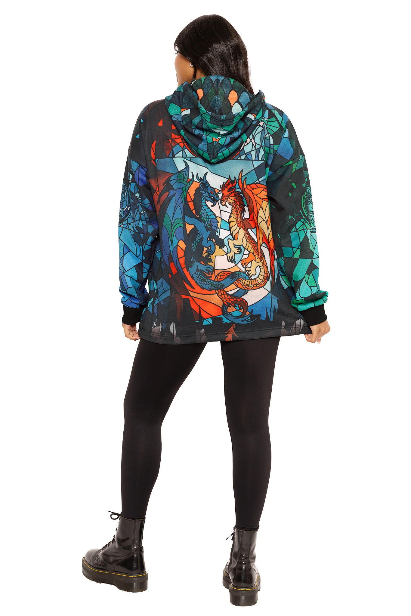 Glass Dragon Comfy Hoodie - Image 5