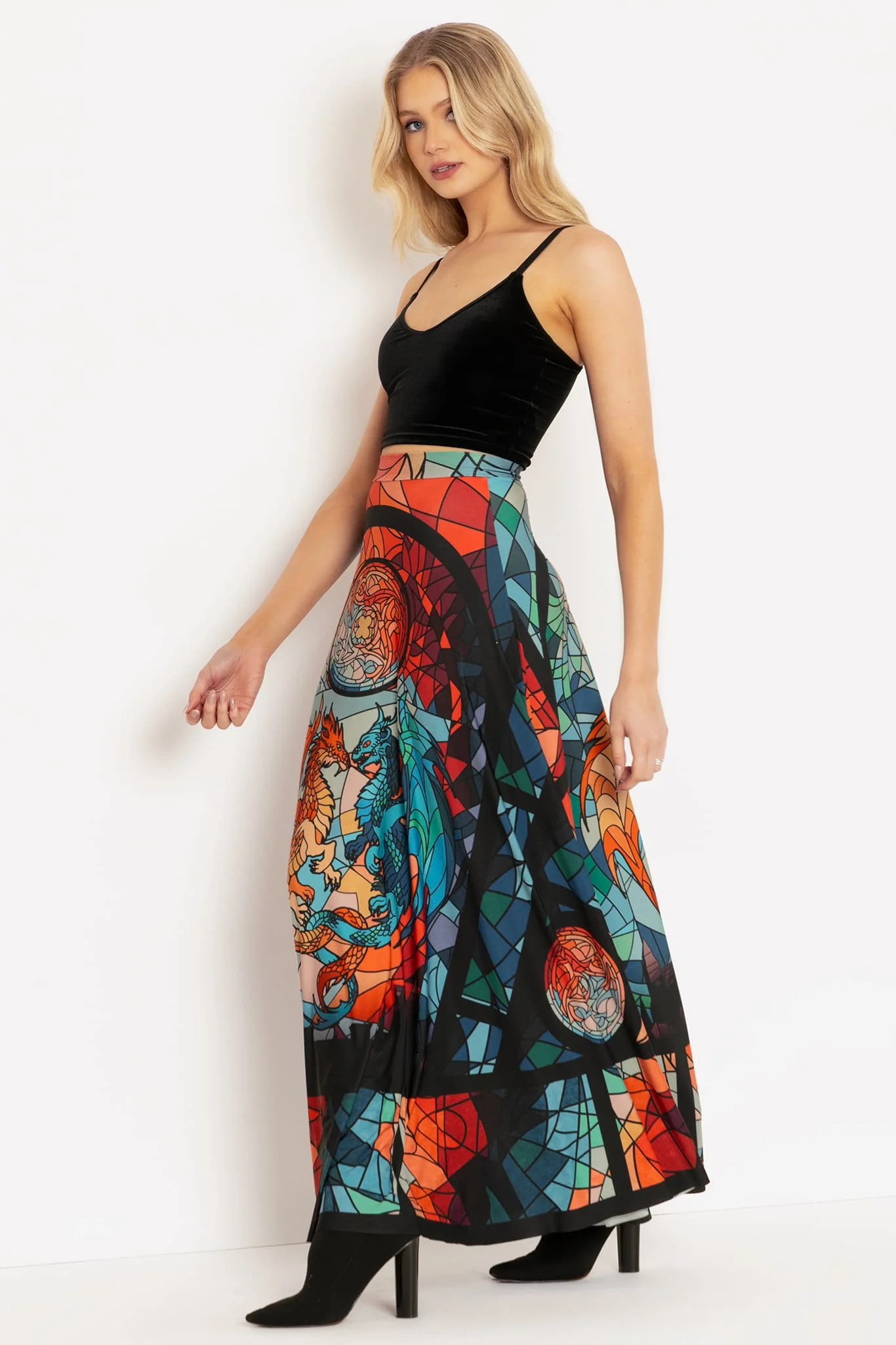 Glass Dragon Maxi Skirt - Image 3