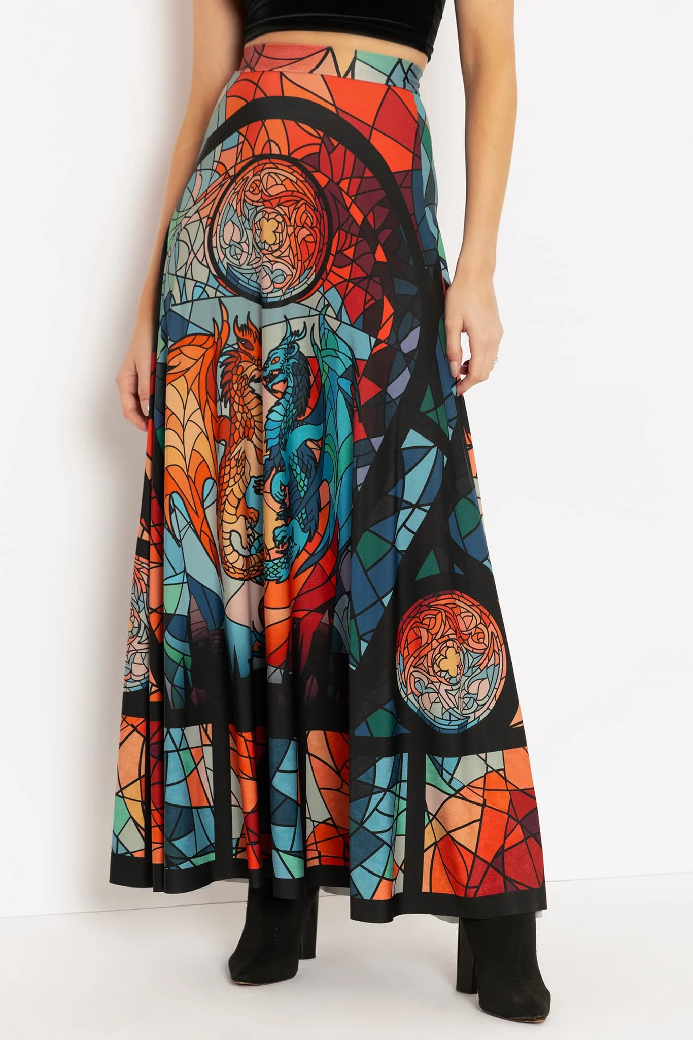 Glass Dragon Maxi Skirt - Image 5