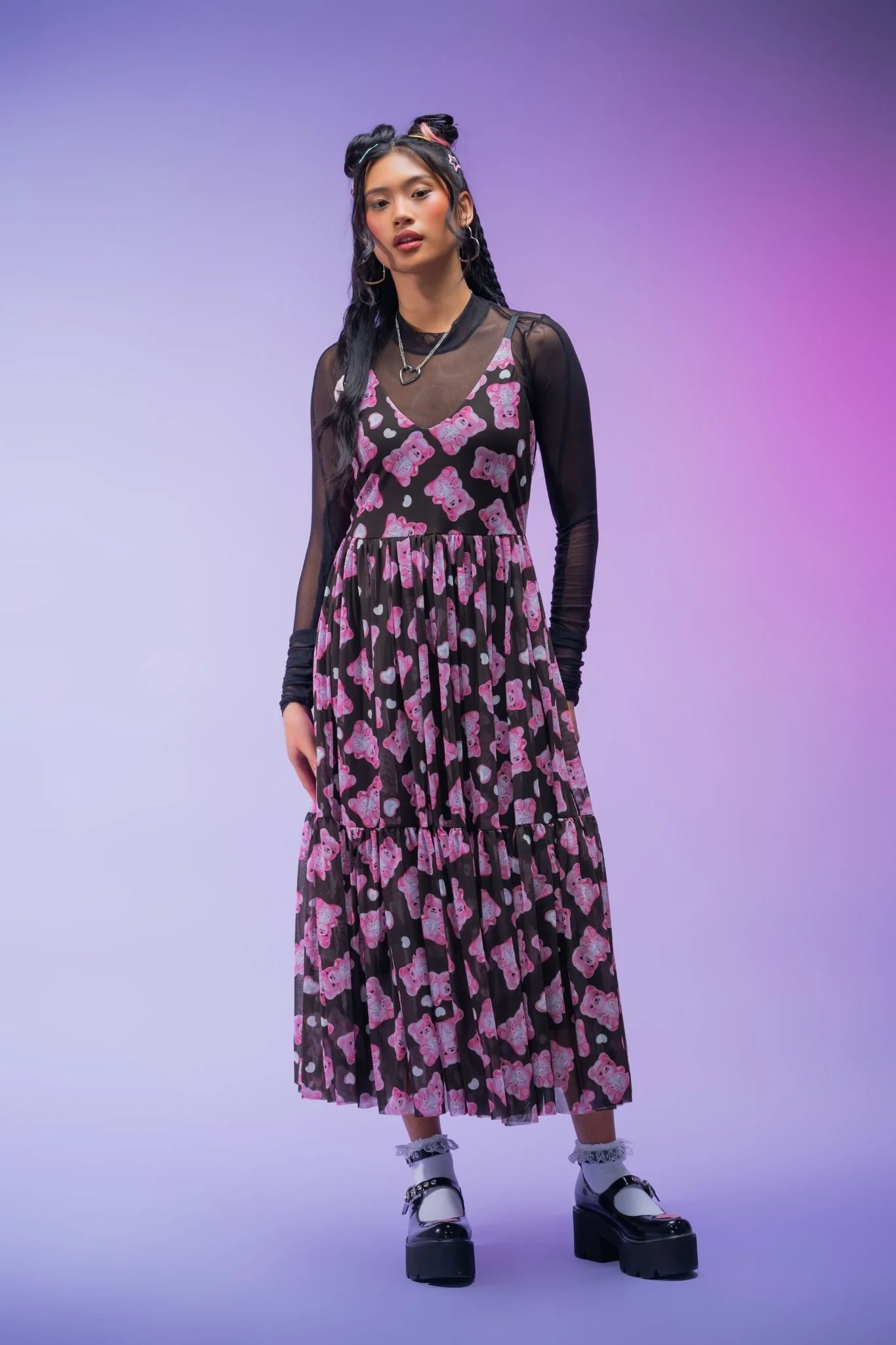 Gummie Guts Sheer Midaxi Dress - Image 8