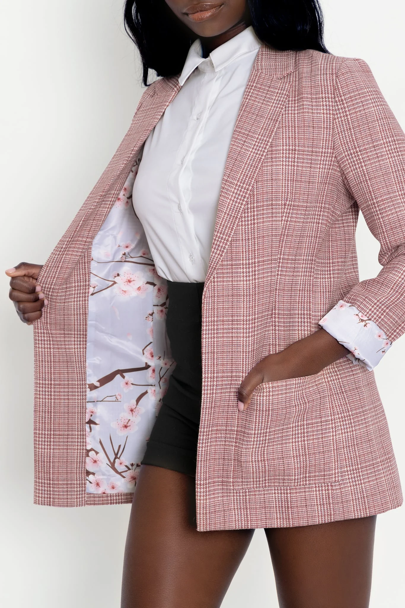 Headmaster Plaid Pink Blazer 2.0 - Image 4