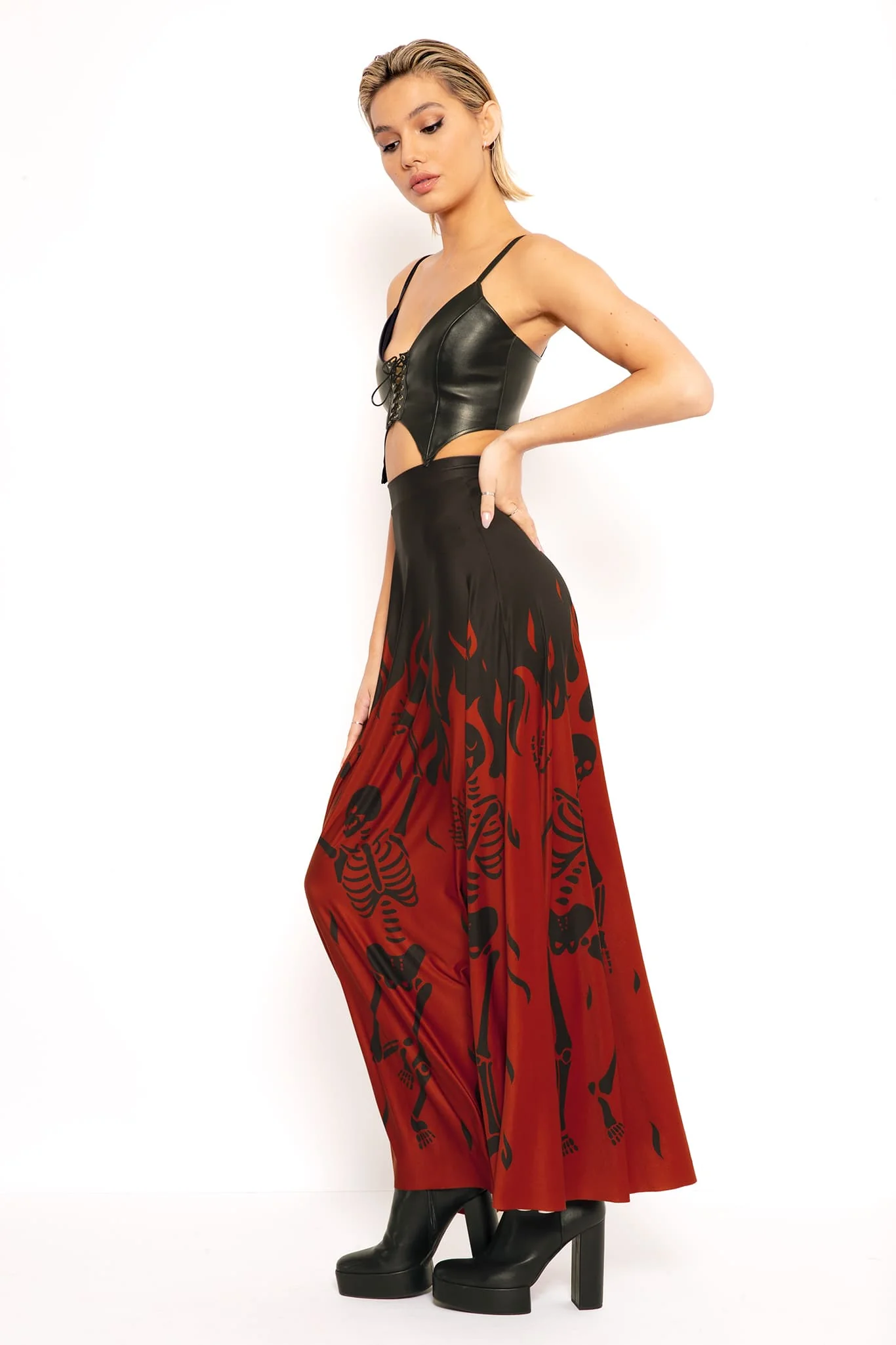 Hellfire Maxi Skirt - Image 2
