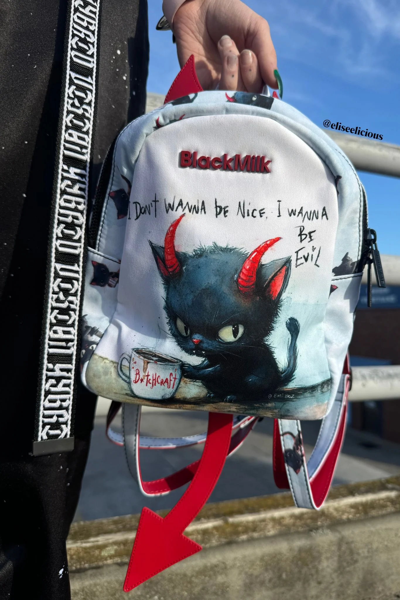 I Want to Be Evil Backpack - Image 2