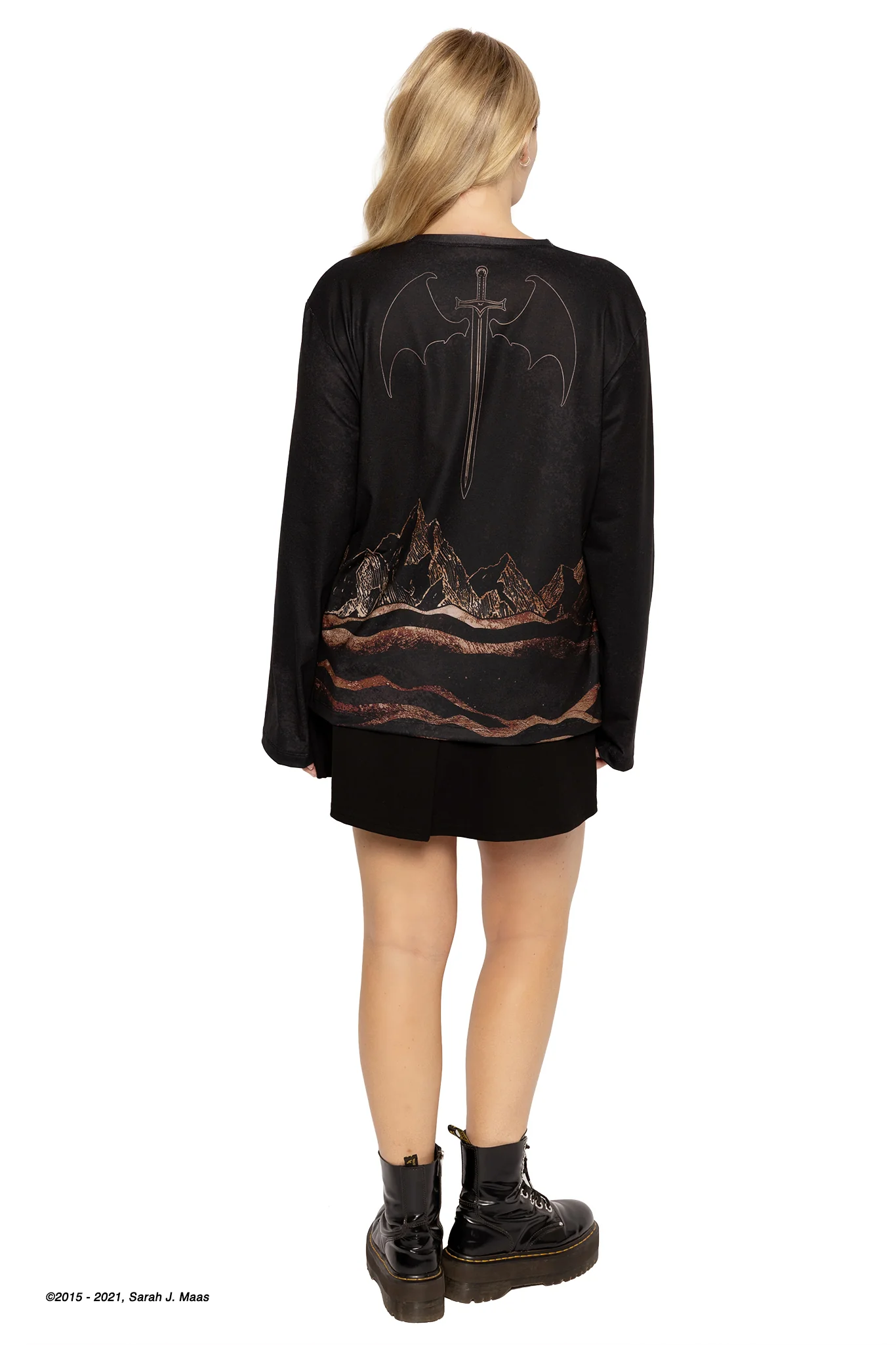 Illyrian™ Warriors Long Sleeve Oversized Boyfriend Tee - Image 2