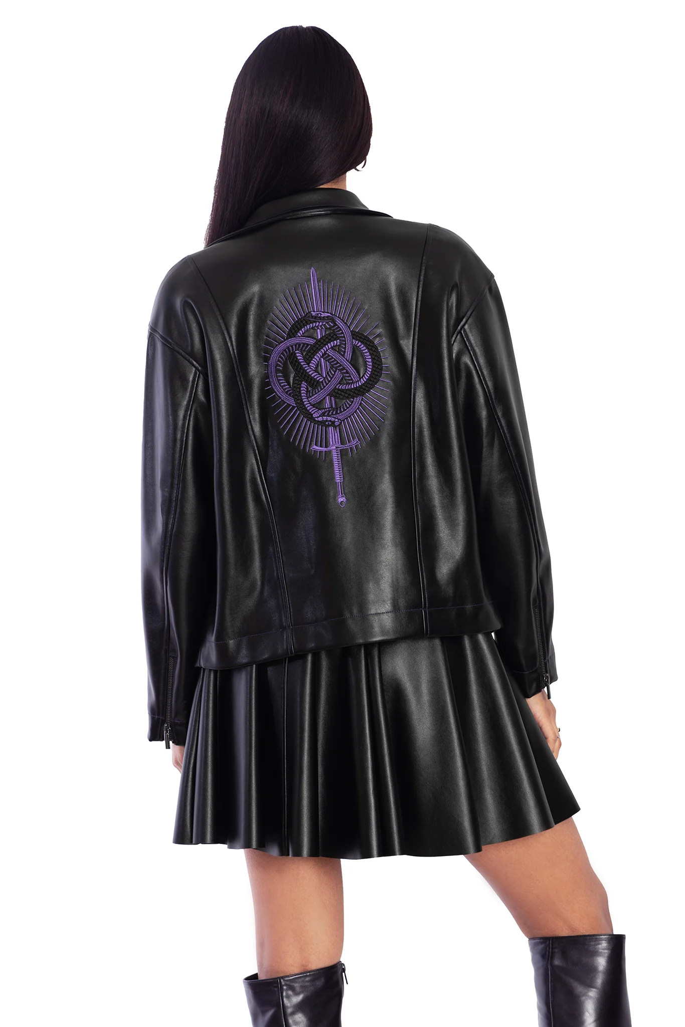 Infinity Snake Moto Jacket - Image 2