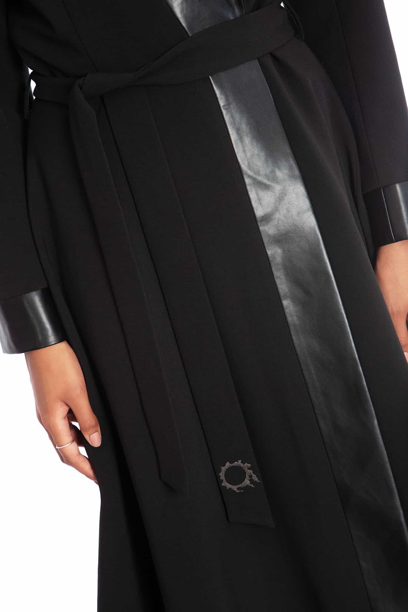 Job Icons Asymmetric Trench Coat - Image 7