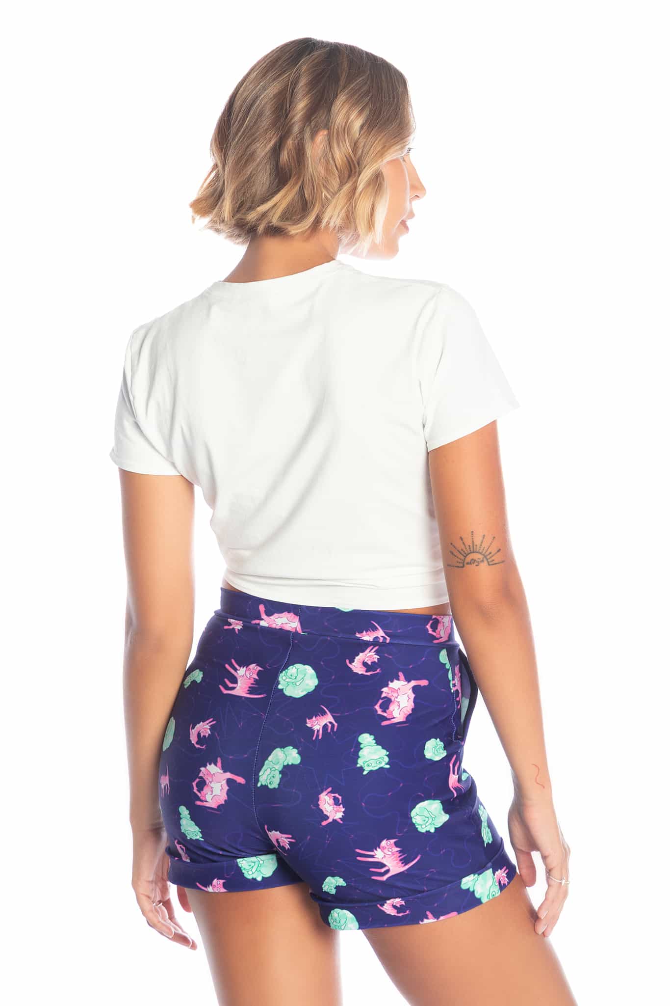 Kiki and Bouba Cuffed Shorts - Image 2