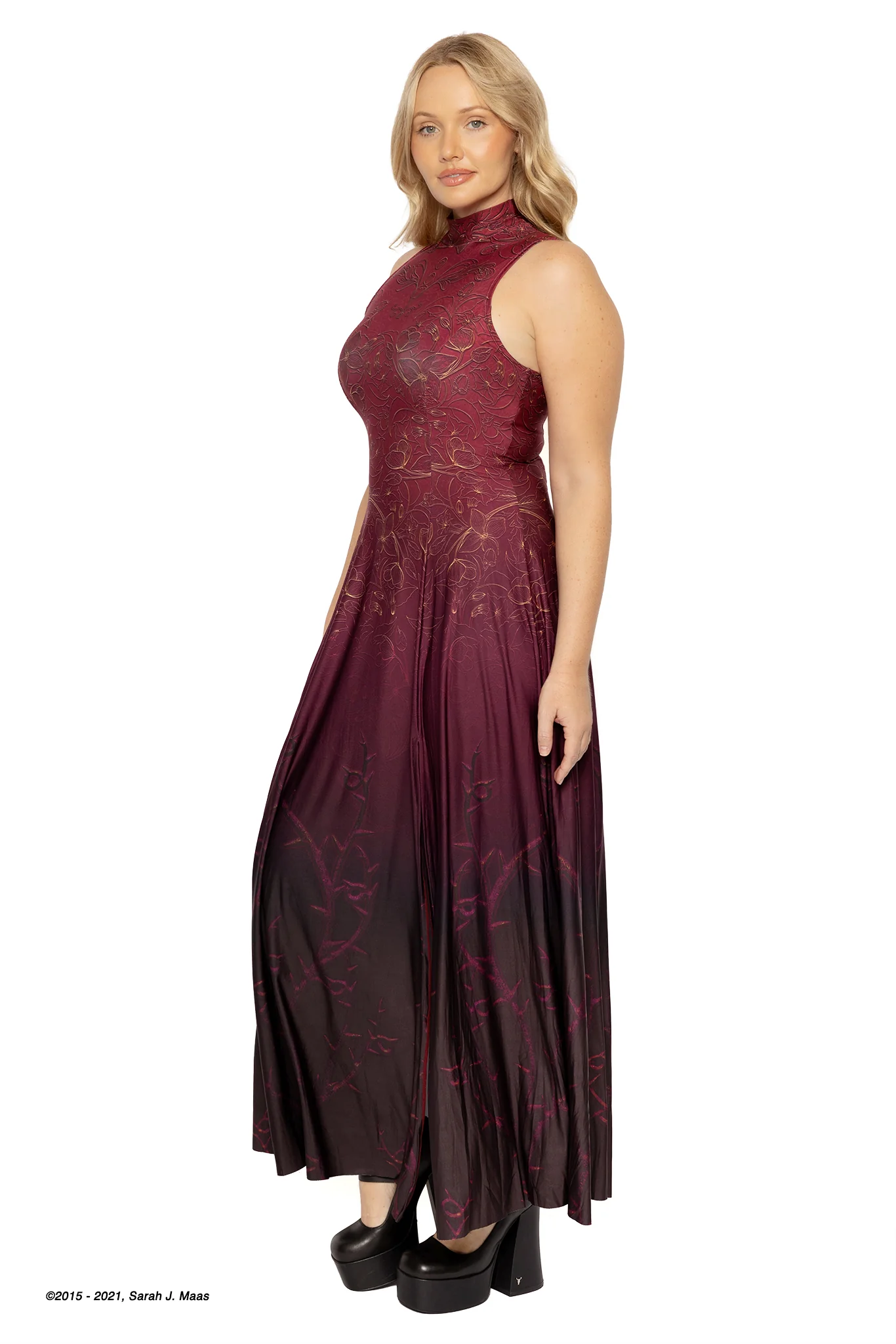 Mor Overcomes Split Maxi Dress - Image 3