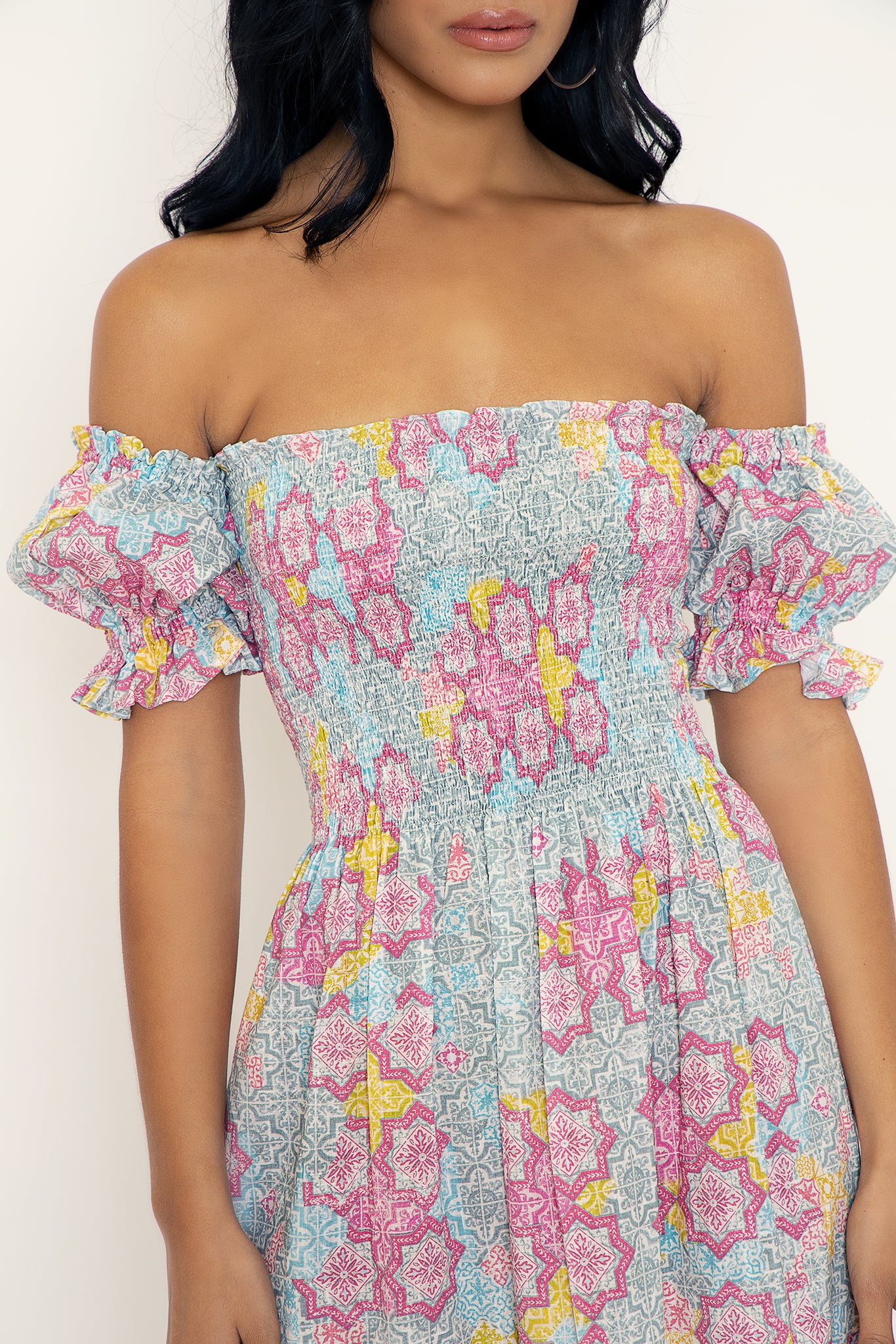 Moroccan Tiles Spring Fields Dress - Image 2