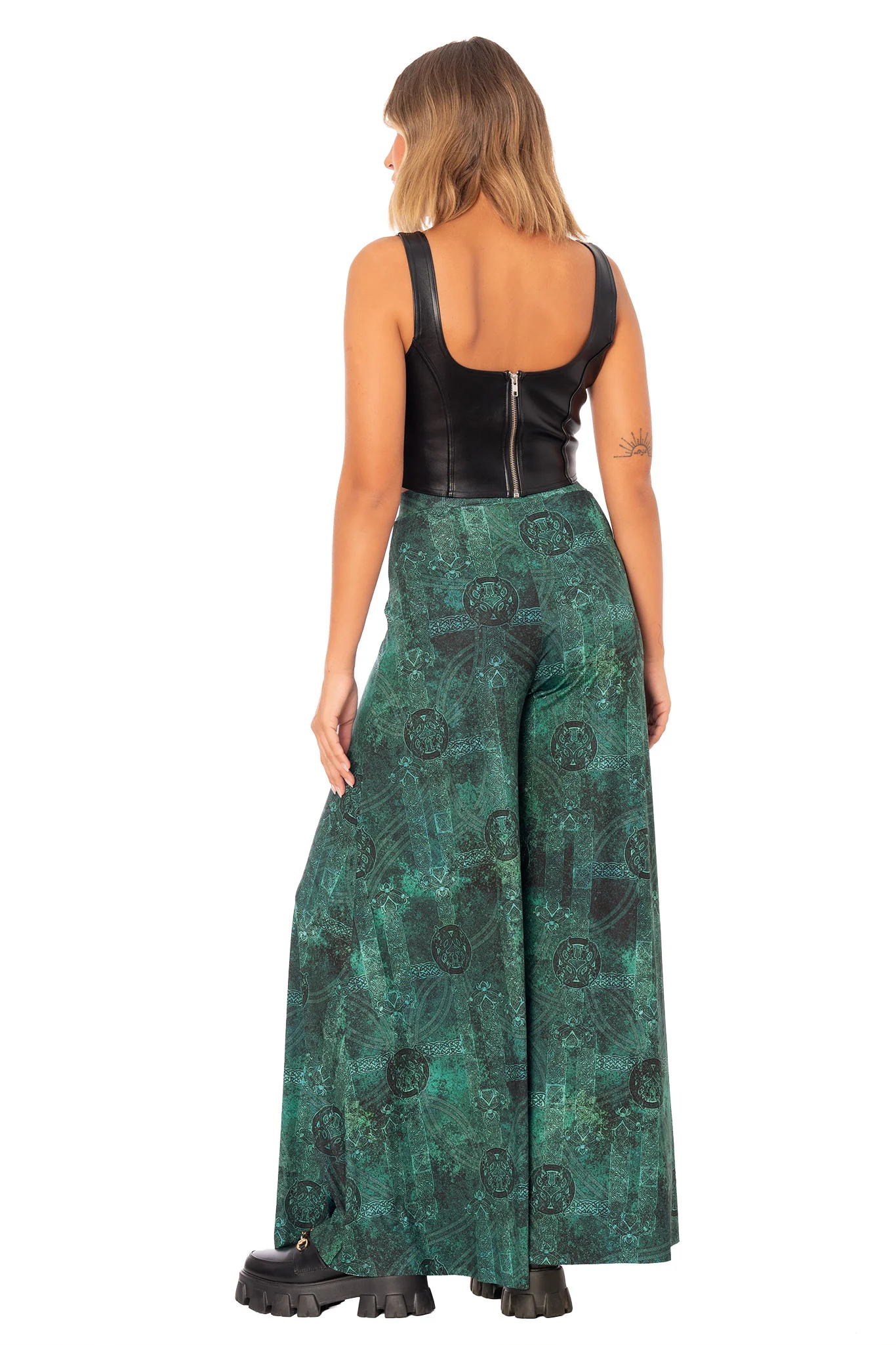 Moss Maiden Palazzo Pants - Image 2