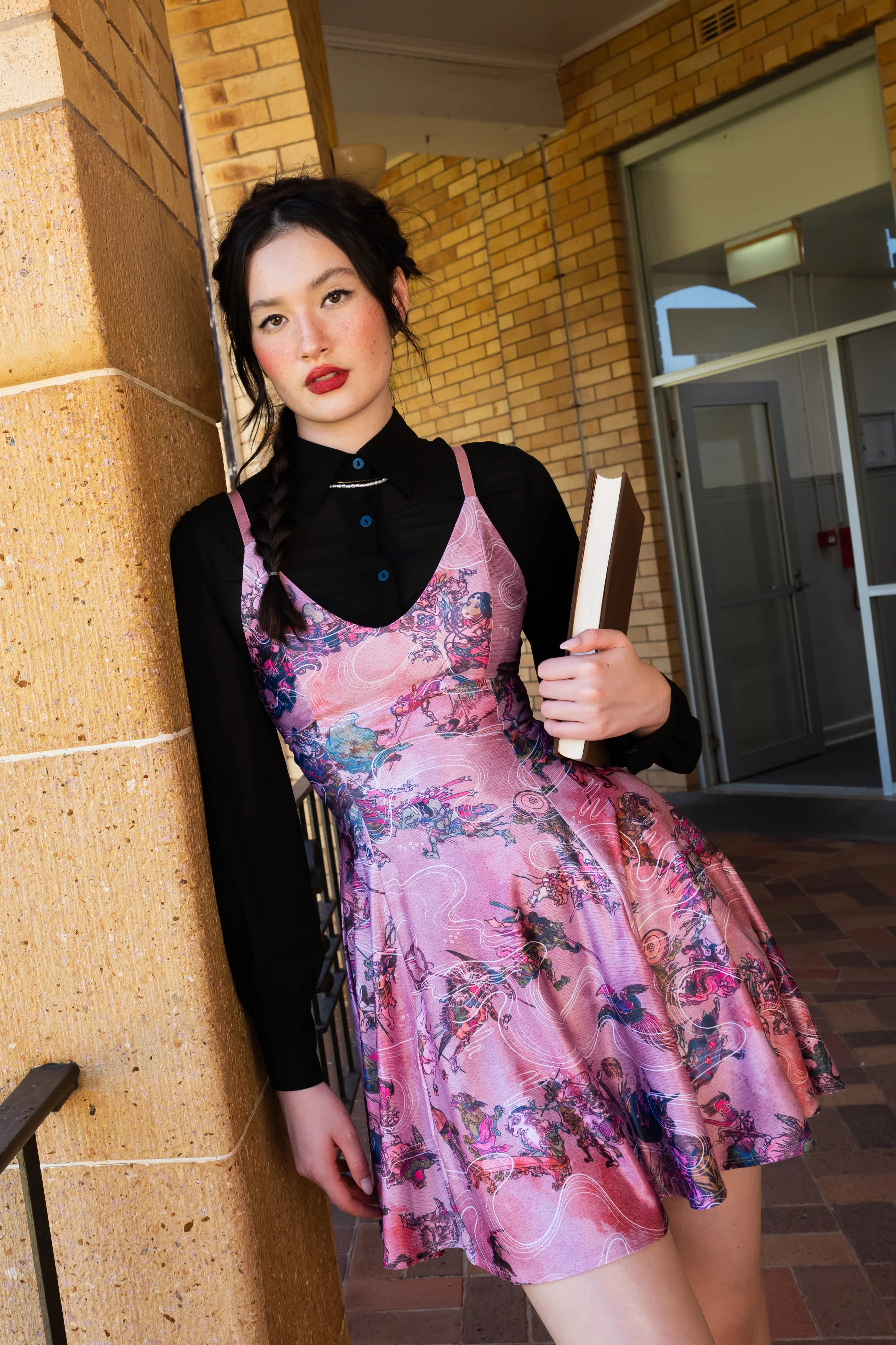 One Hundred Demons Mini Strappy Dress