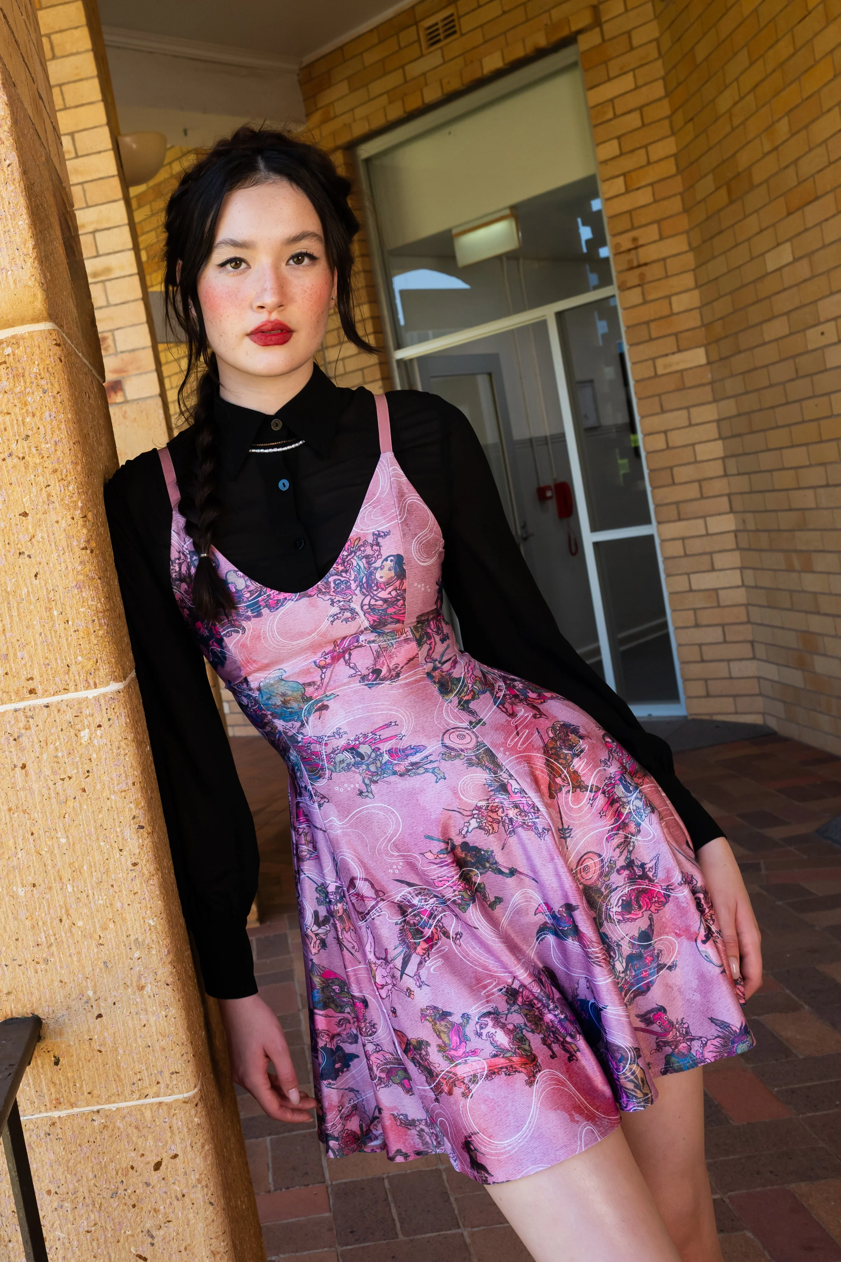 One Hundred Demons Mini Strappy Dress - Image 8