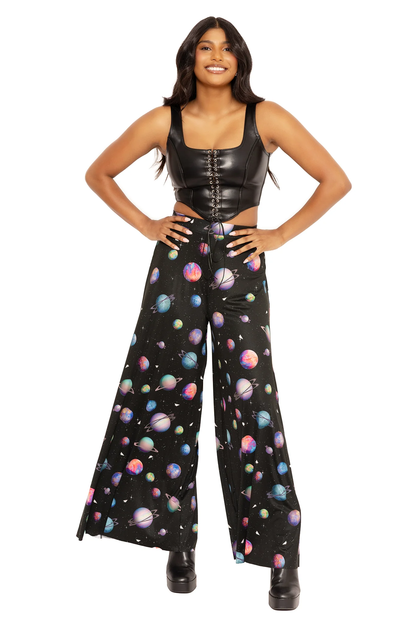 Paper Universe Palazzo Pants - Image 3