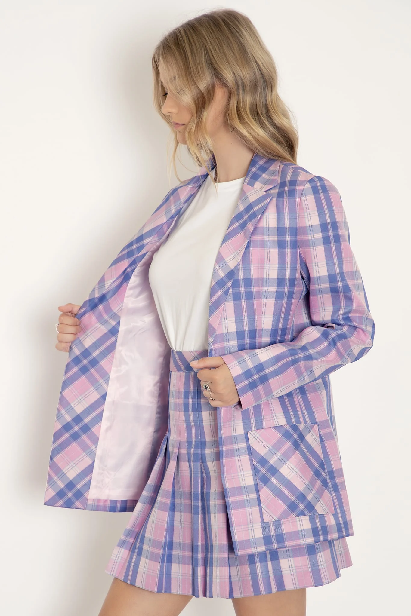 Plaid Doll Blazer - Image 2