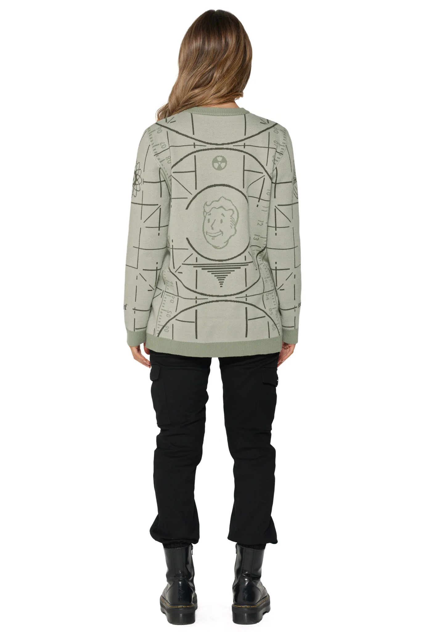 Please Stand By Oversized Knit Sweater - Image 5