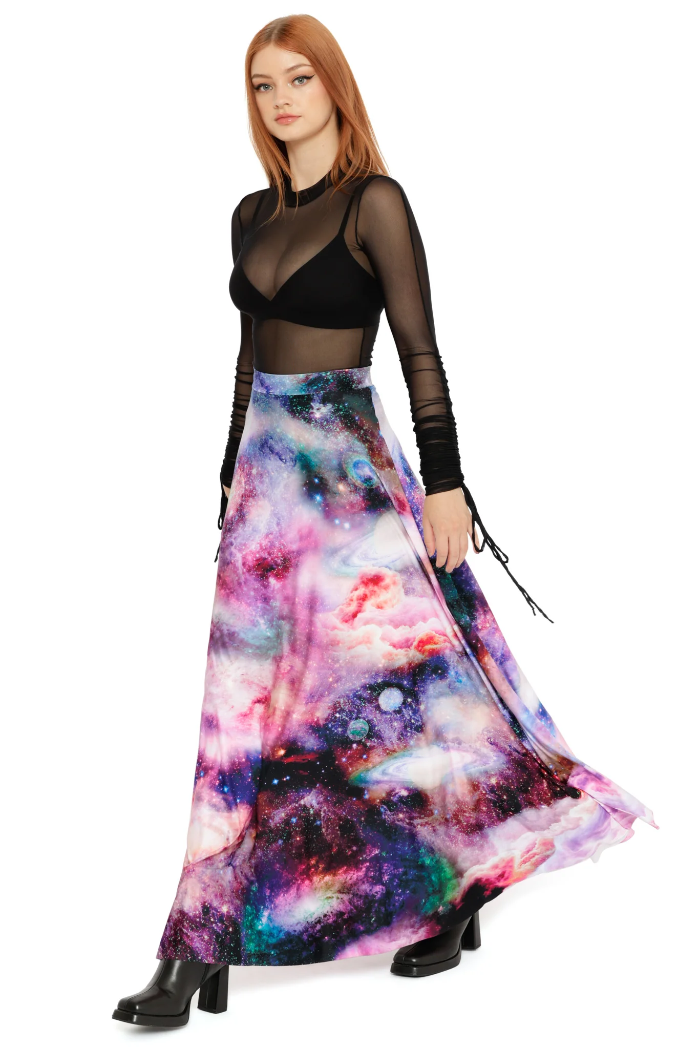 Rainbow Nebula Maxi Skirt - Image 2