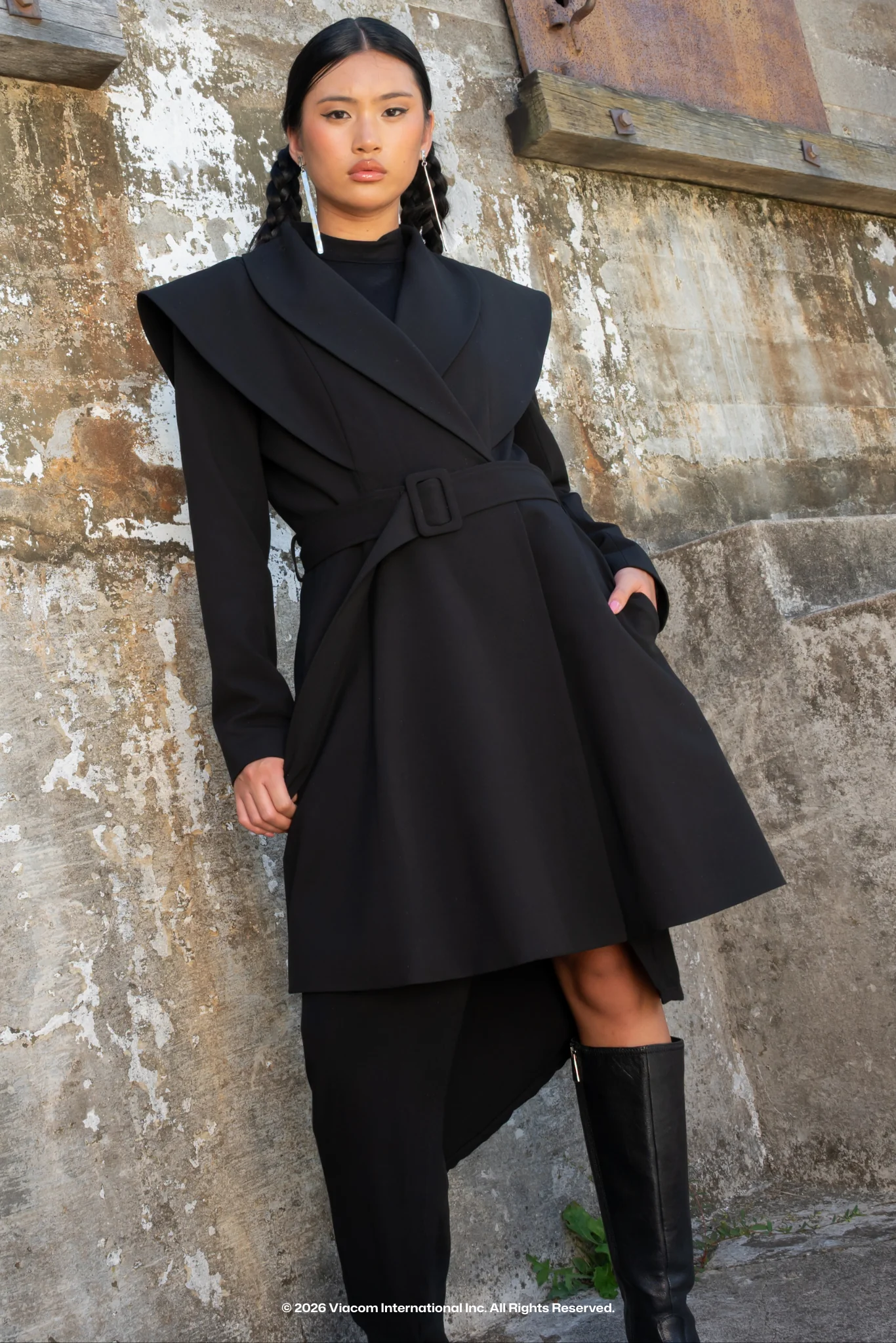 Silhouettes Black Coat - Image 2