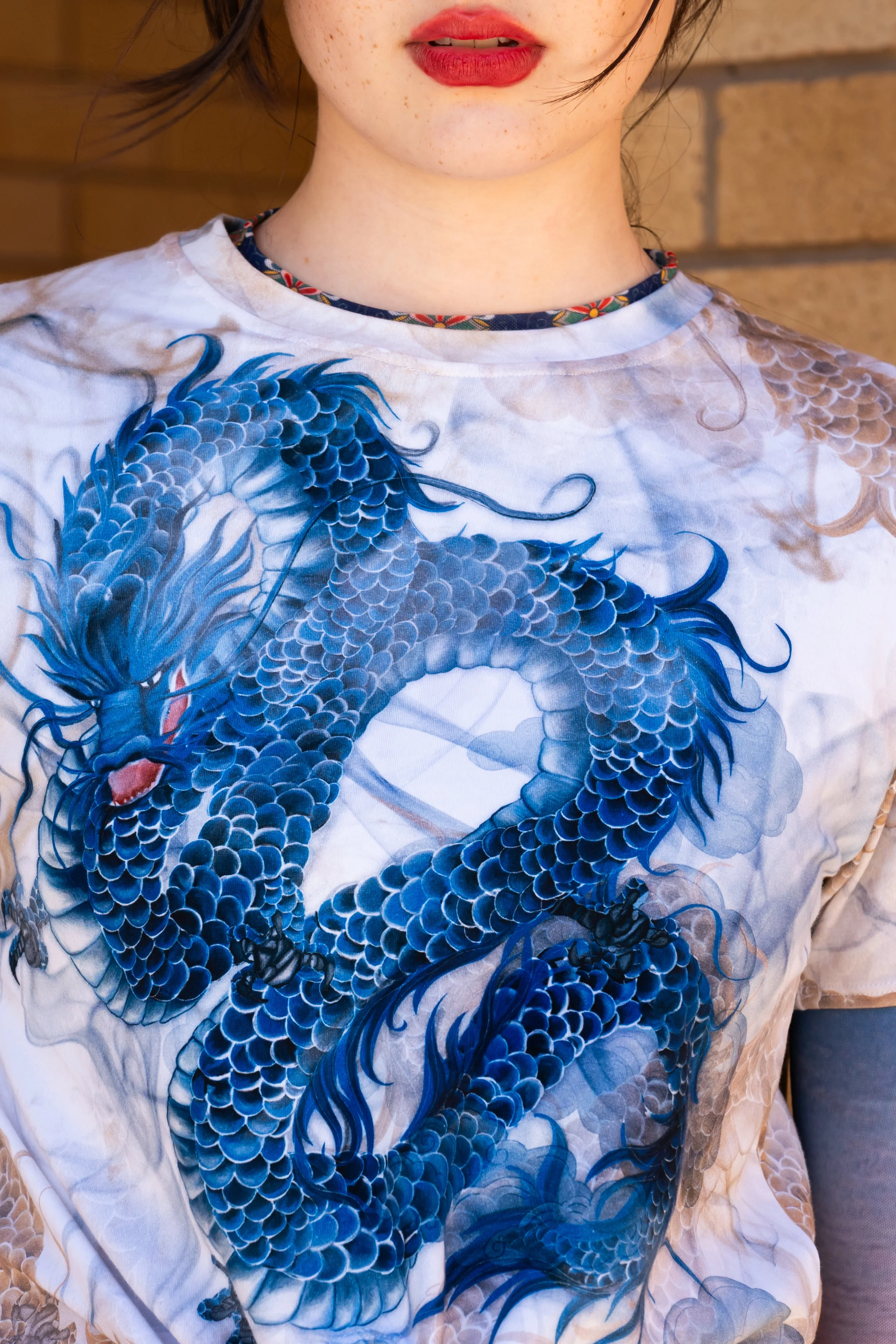 Smoke Show Cotton Tie Front Tee - Image 2