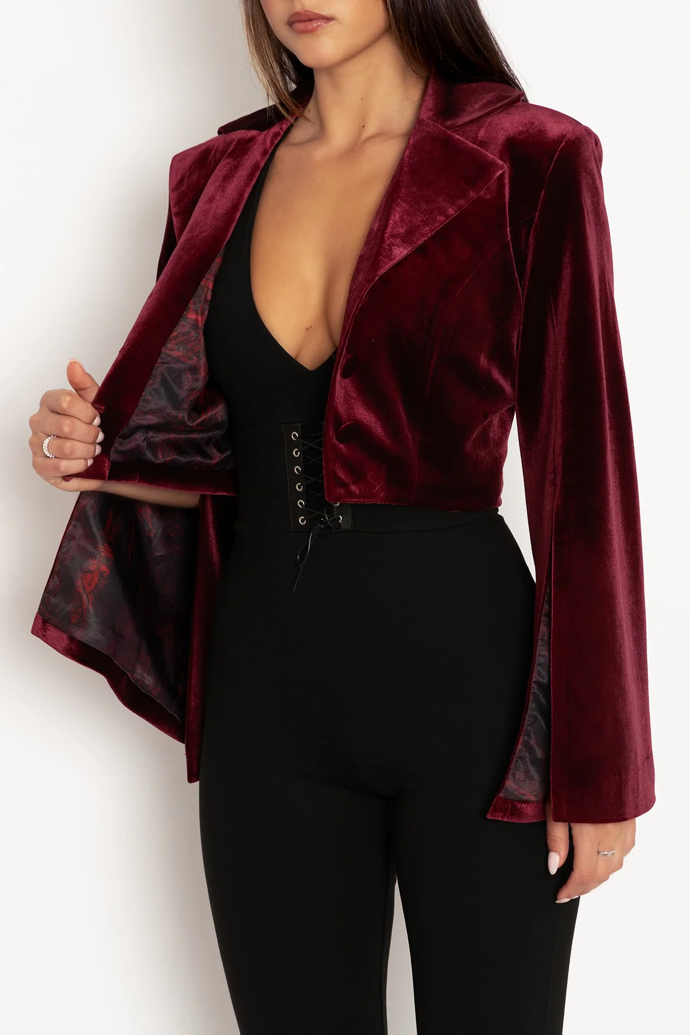 Some Velvet Morning Crop Jacket - Image 3
