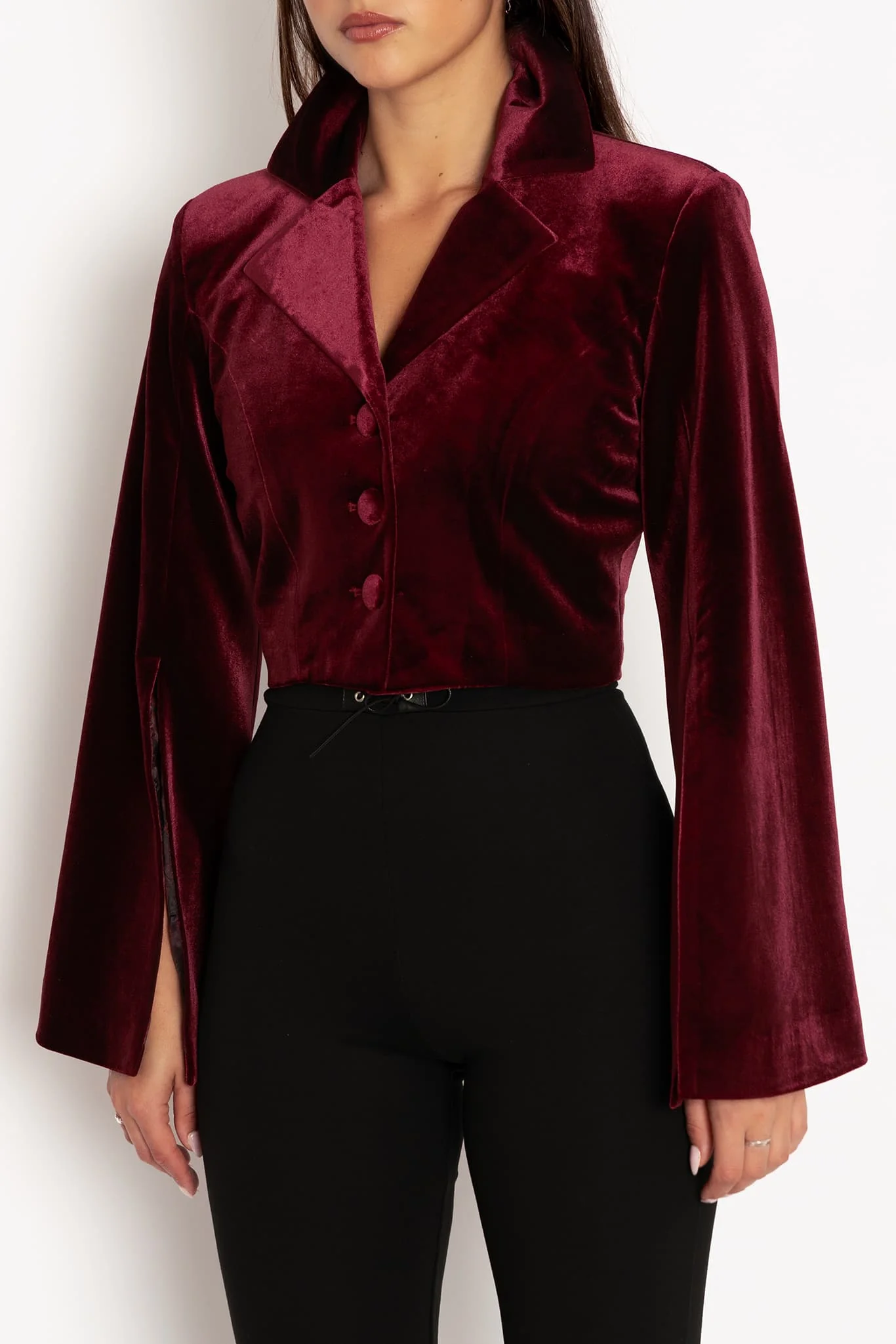 Some Velvet Morning Crop Jacket - Image 4