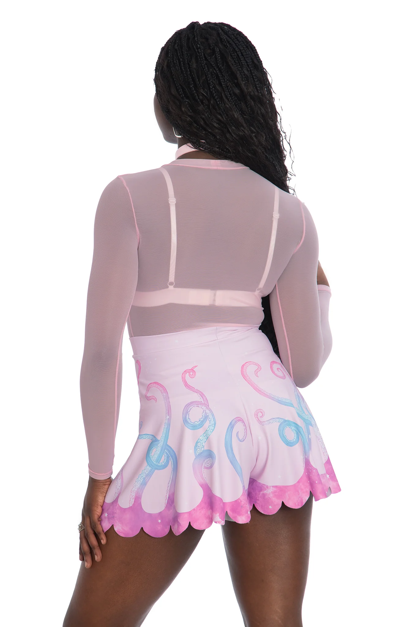 Space Tentacles Pastel Shorties - Image 2