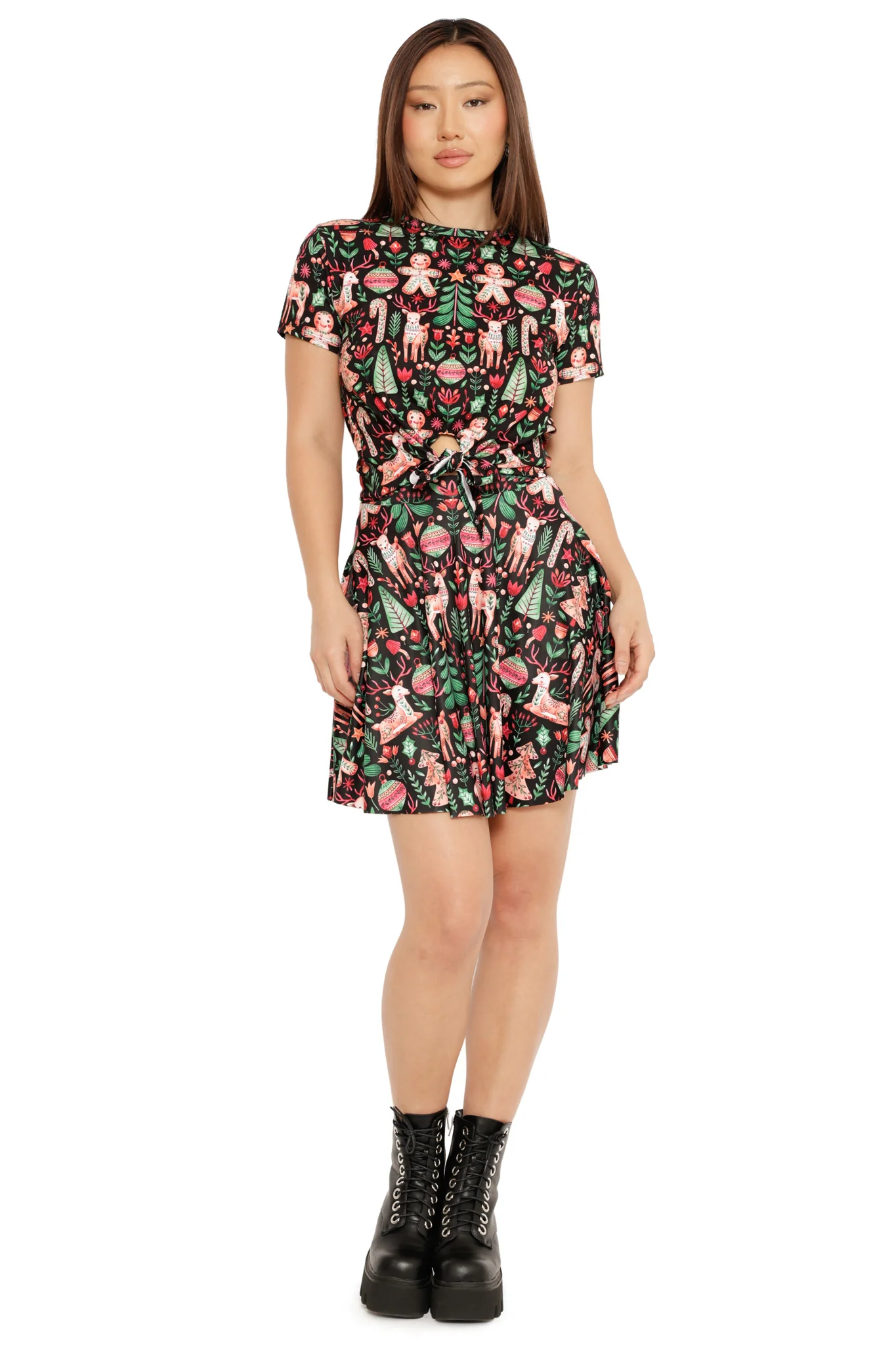 Spruced Up Pocket Skater Skirt - Image 5