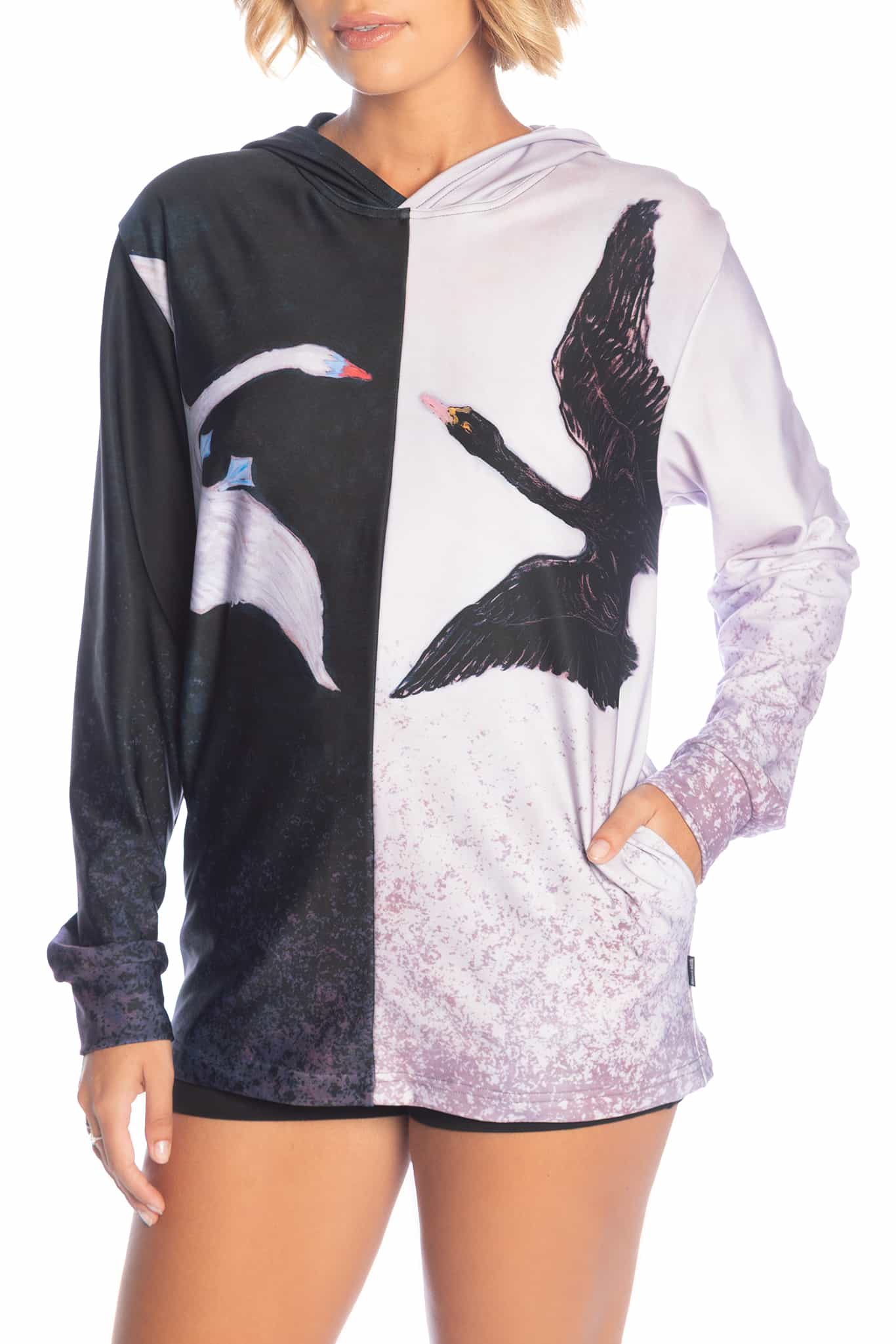 The Swans Split Hoodie - Image 2