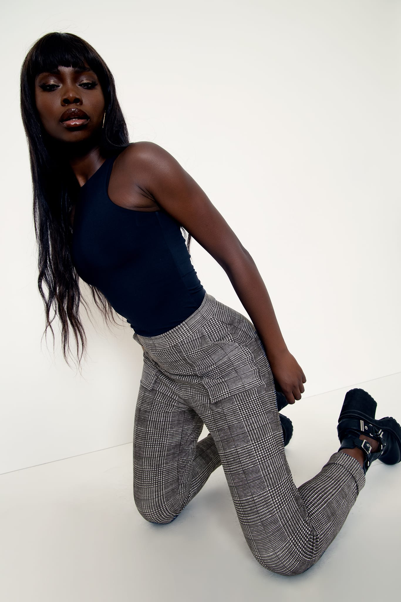 Tweed Mono Cuffed Pants - Image 7
