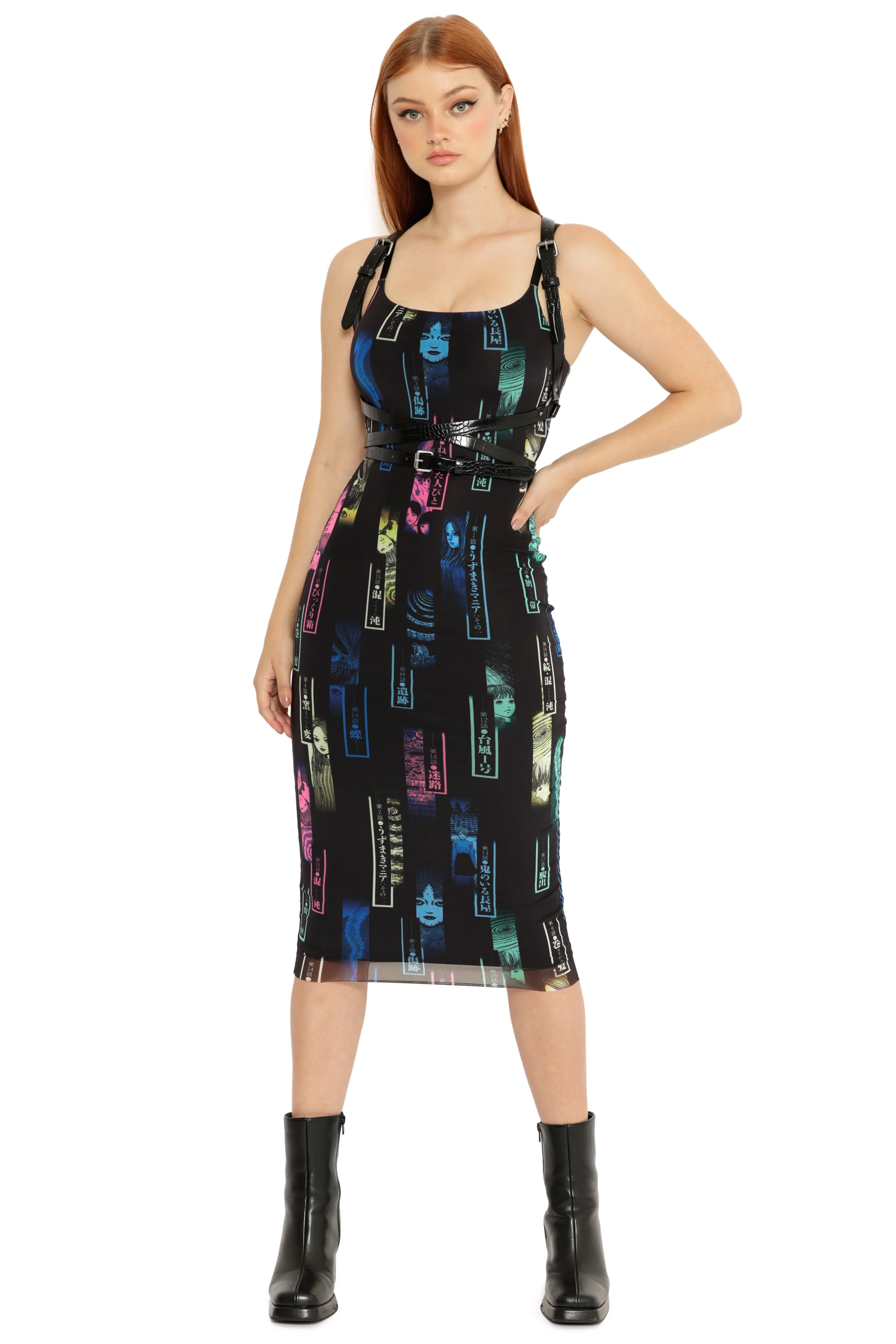 Unfolding Chapters Sheer Bodycon Slip Dress - Image 2