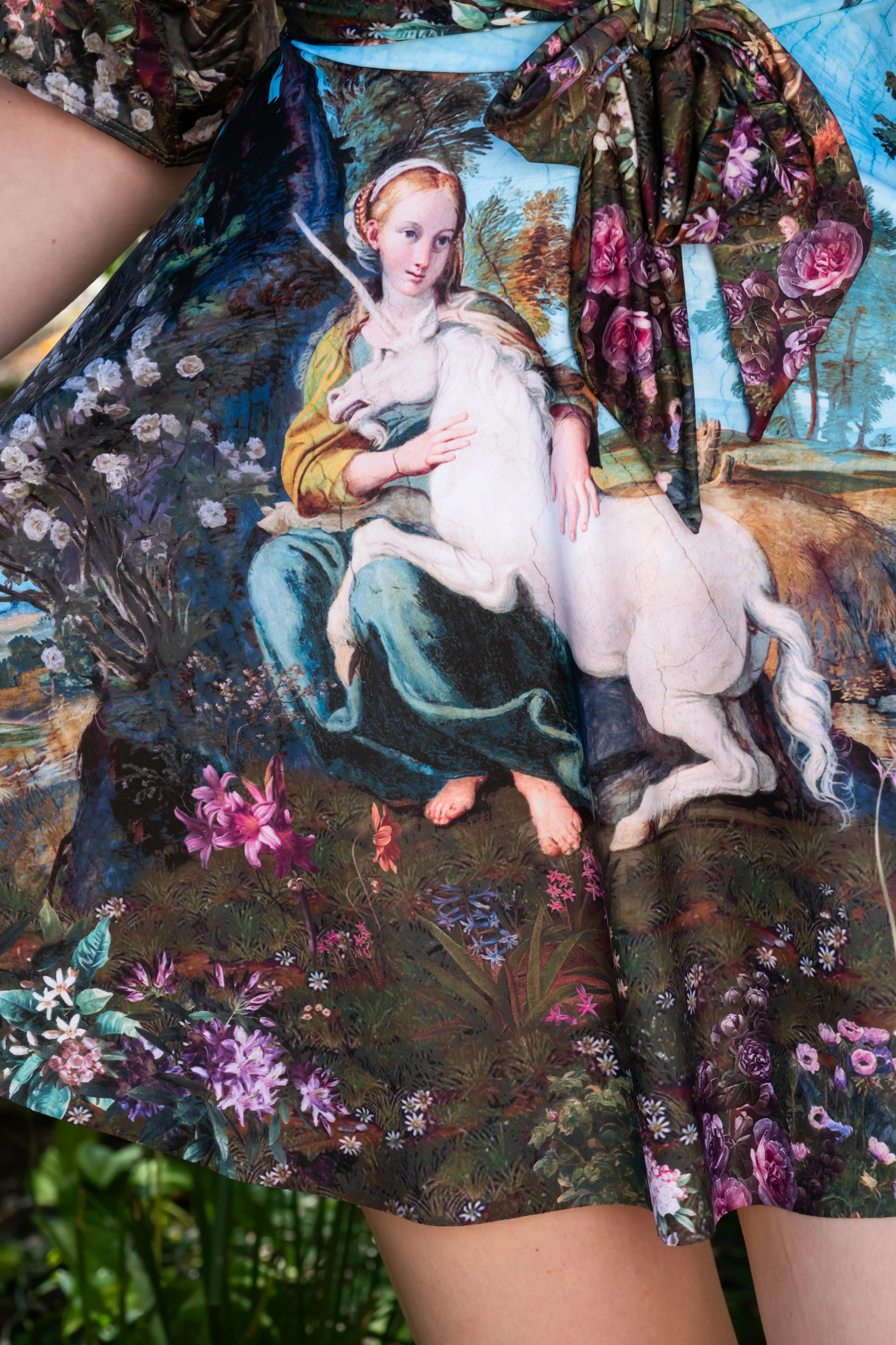 Unicorn Tales Pocket Skater Skirt - Image 2